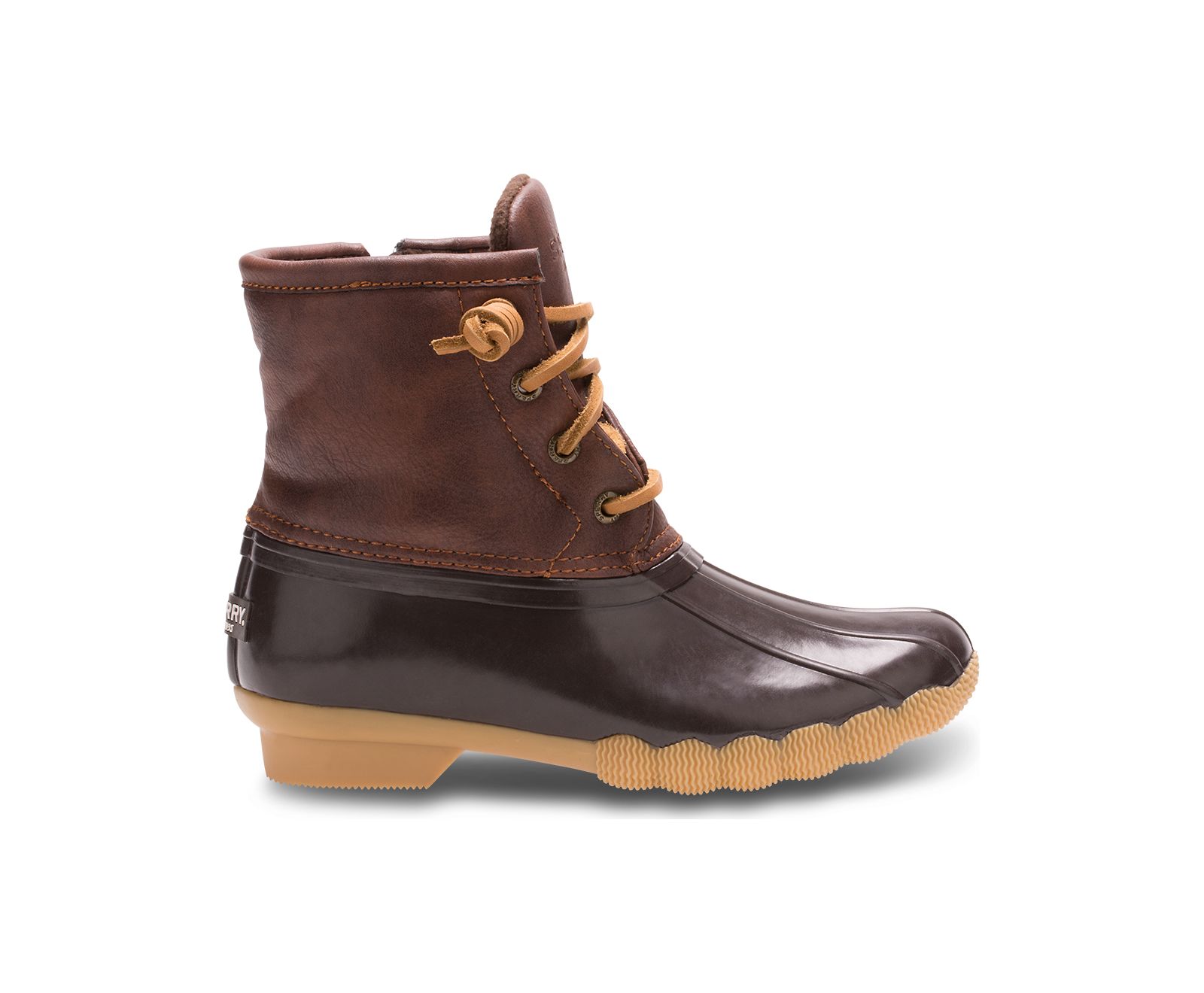 Little Kid's Saltwater Duck Boot - Brown - Click Image to Close