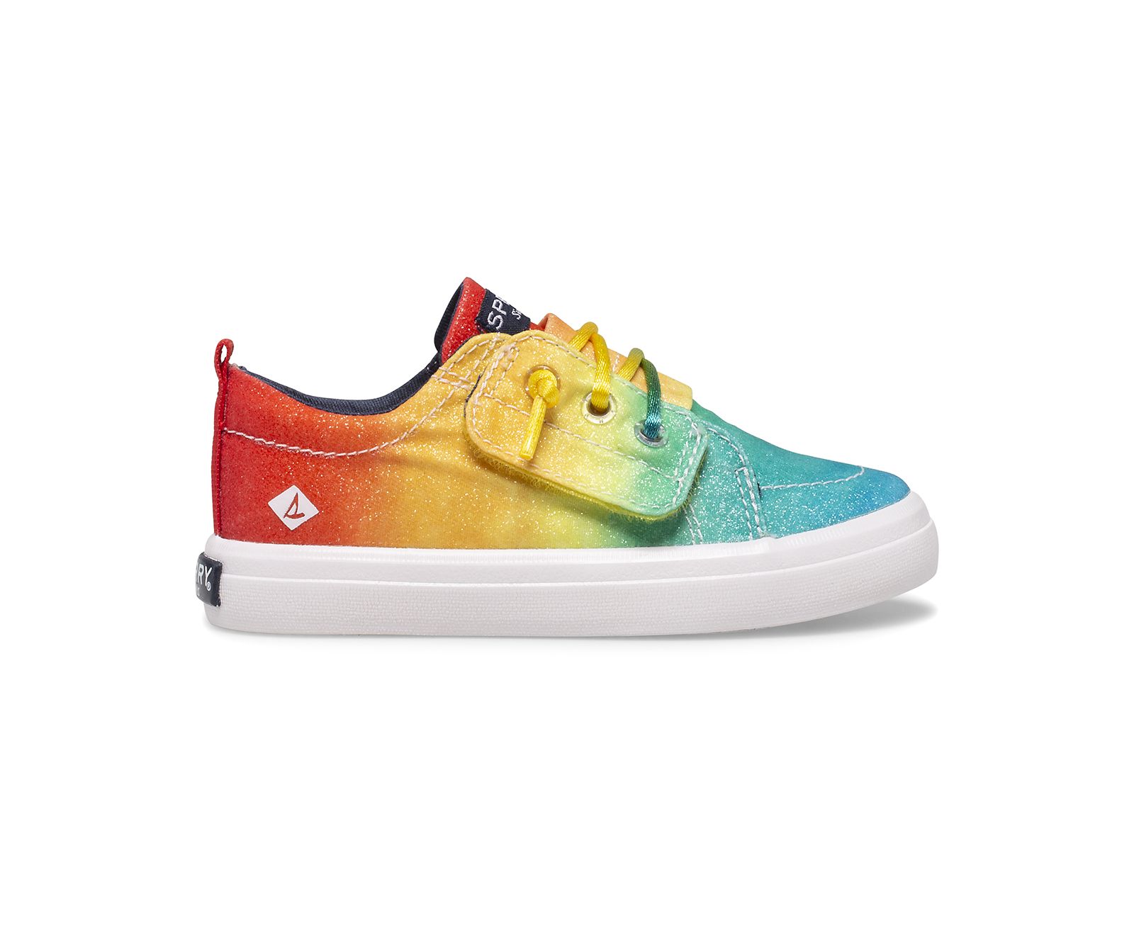 Little Kid's Crest Vibe Rainbow Ice Cream Sneaker - Rainbow - Click Image to Close