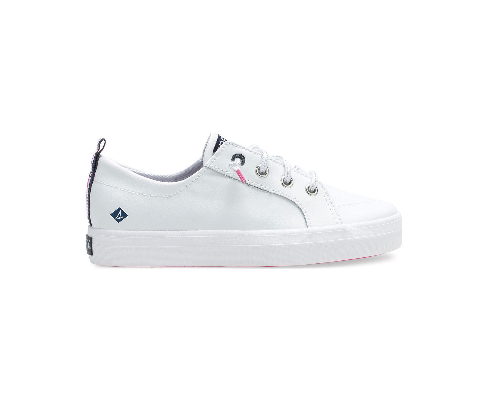 Big Kid's Crest Vibe Sneaker - White