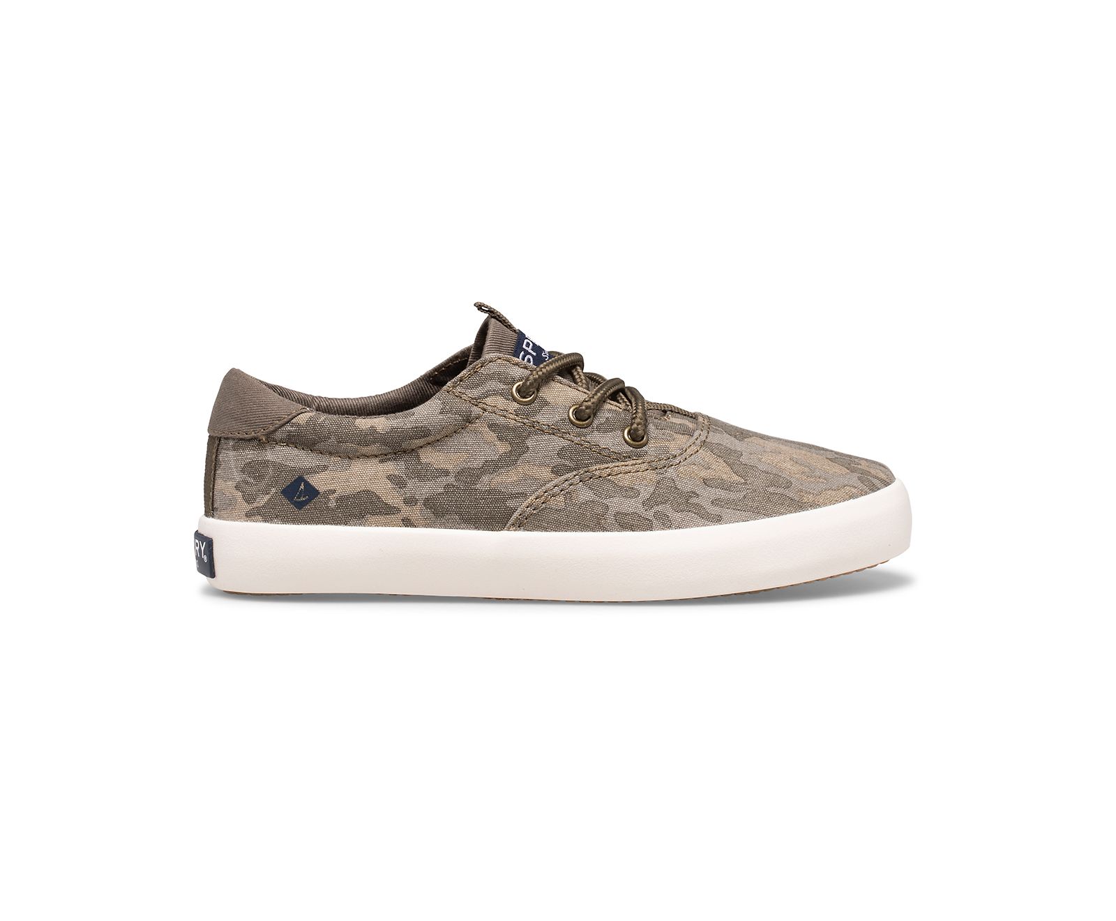 Big Kid's Spinnaker Washable Sneaker - Camo - Click Image to Close