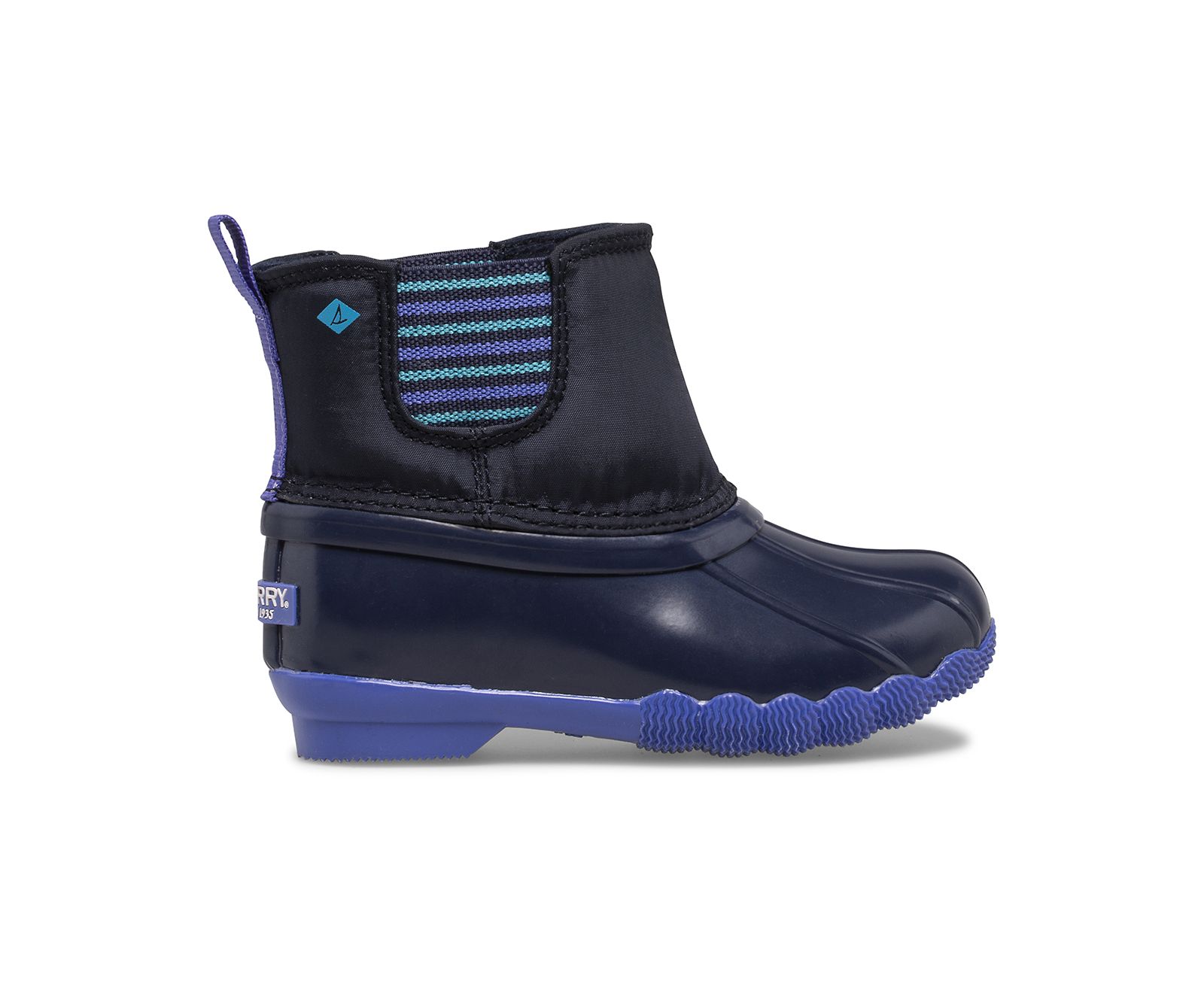Little Kid's Saltwater Chelsea Jr Boot - Navy - Click Image to Close