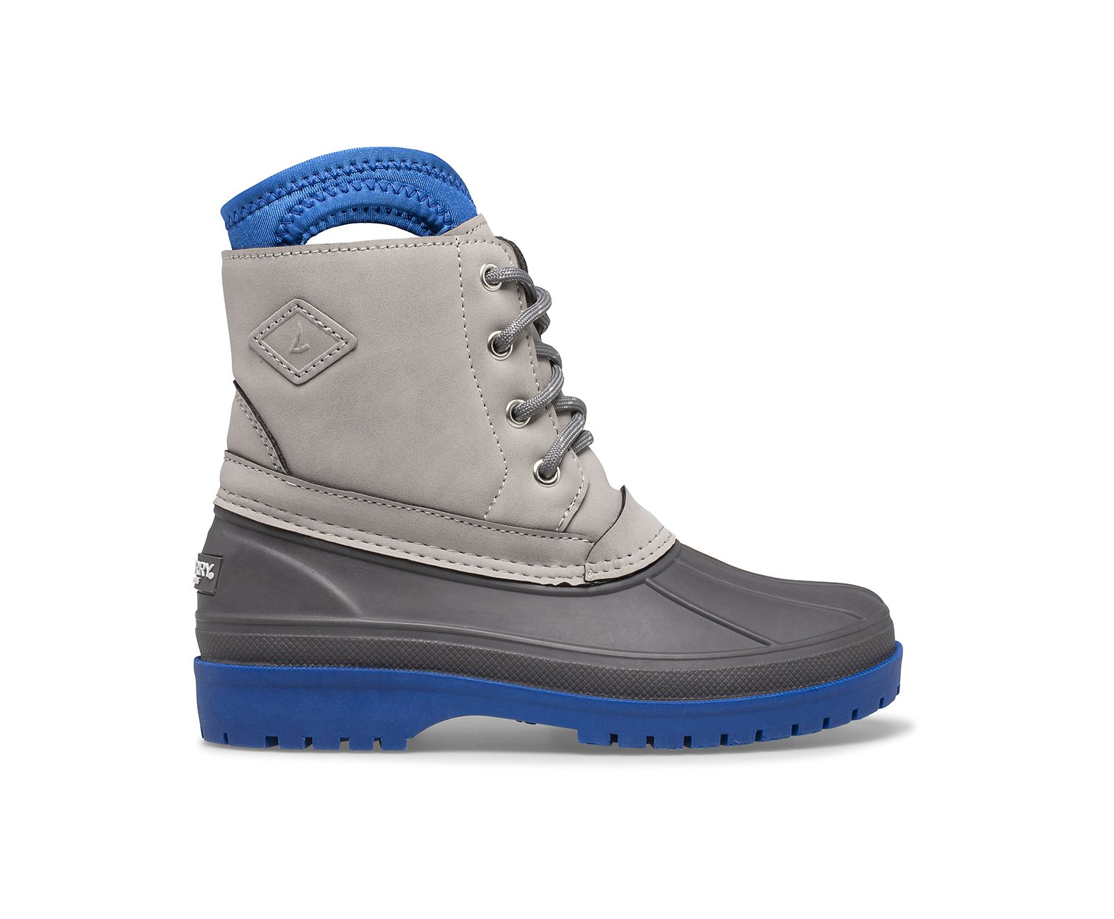 Big Kid's Harbor Boot - Grey/Blue