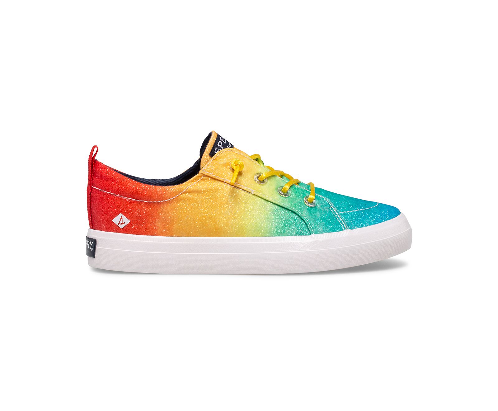 Big Kid's Crest Vibe Rainbow Ice Cream Sneaker - Multi - Click Image to Close