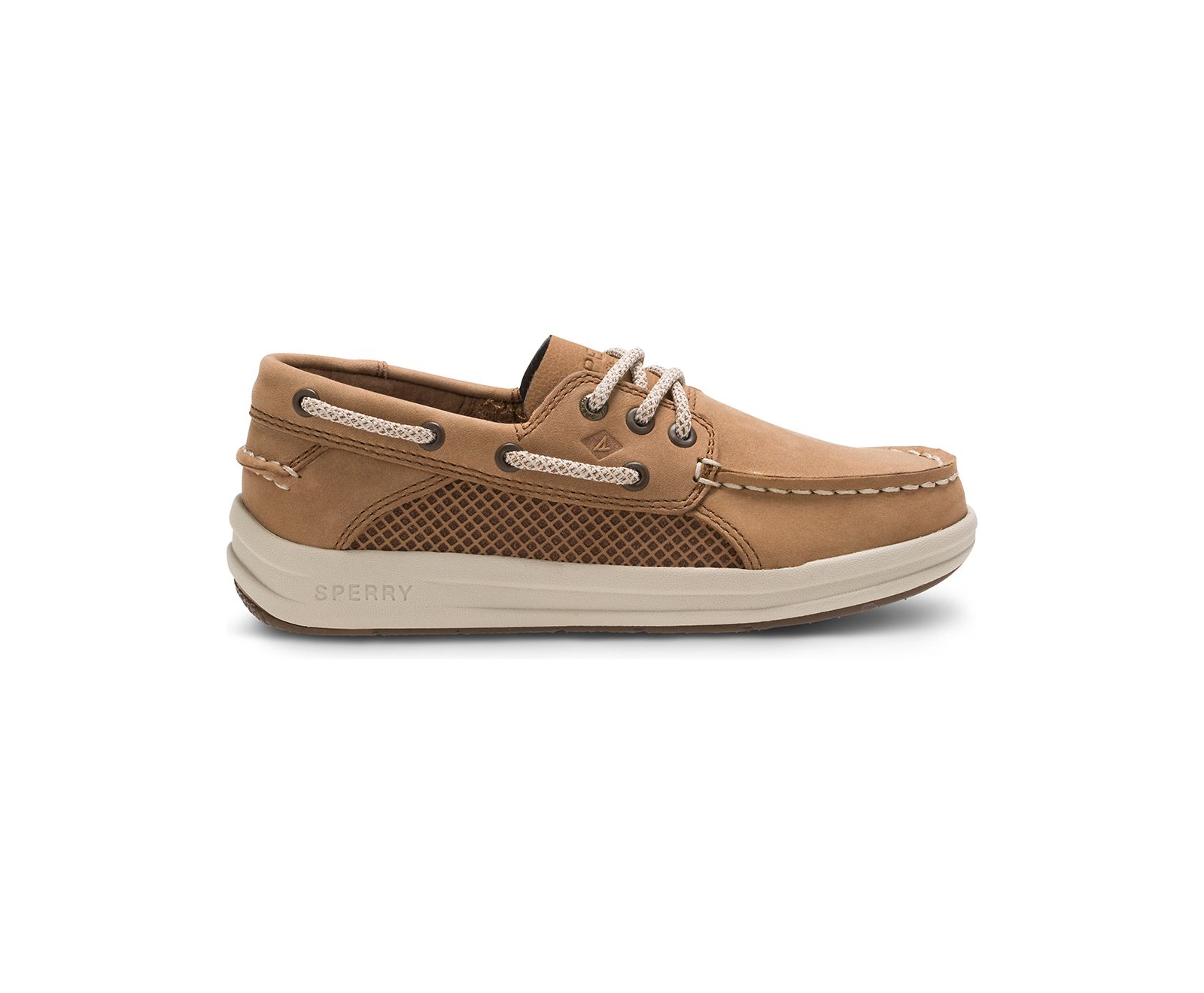 Big Kid's Gamefish Boat Shoe - Dark Tan - Click Image to Close