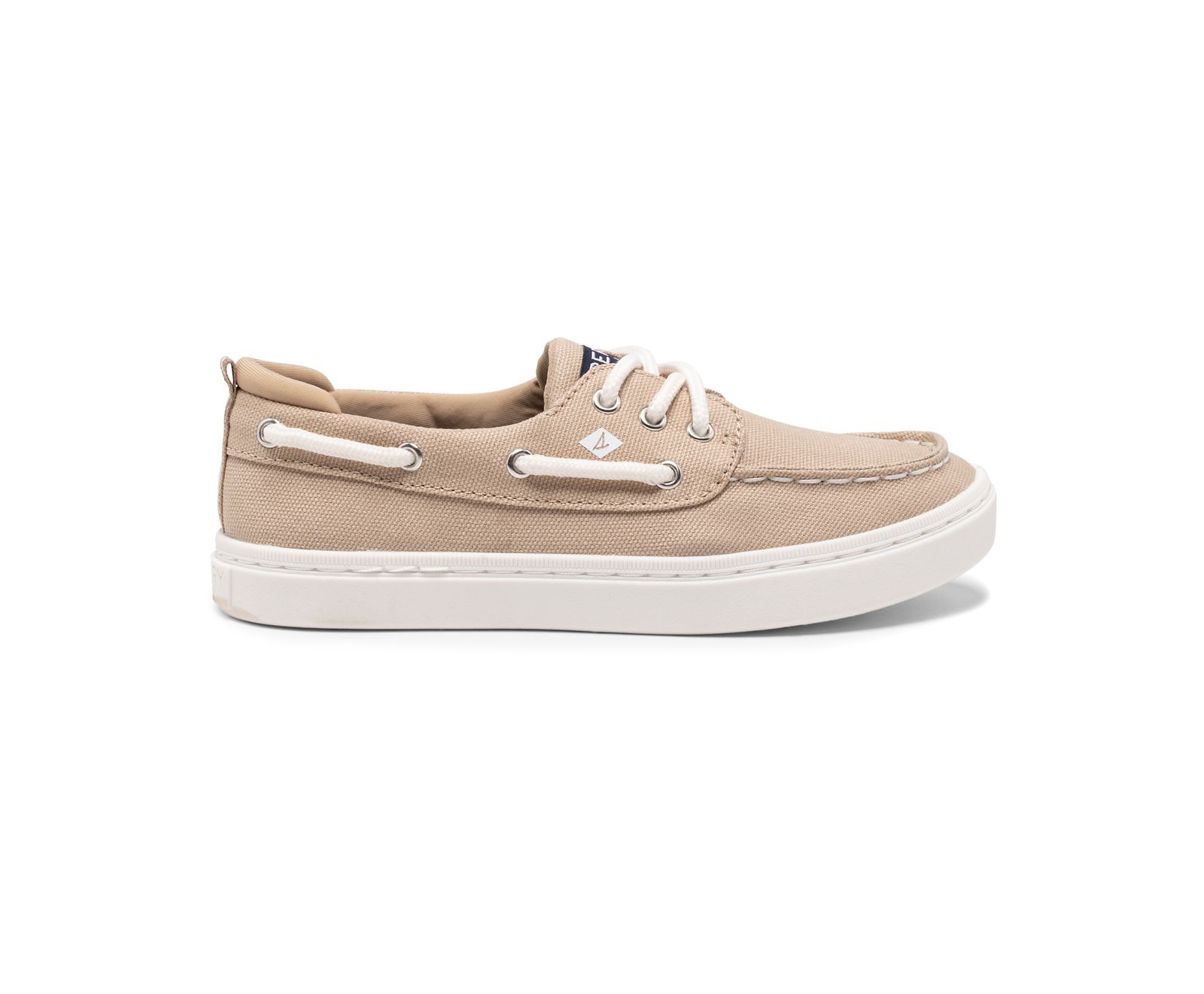 Big Kid's Sea Ketch Washable Boat Shoe - Kahki - Click Image to Close