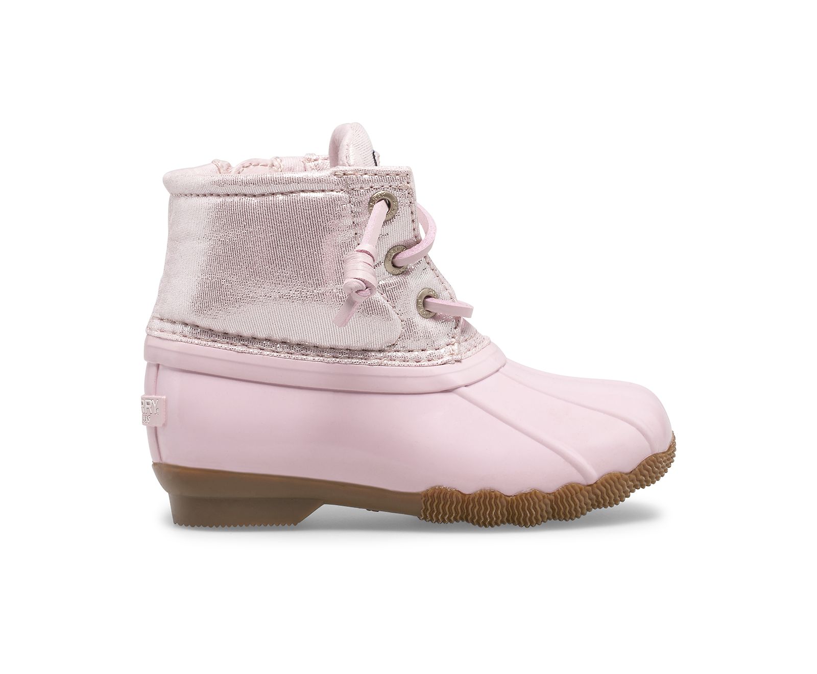 Little Kid's Saltwater Metallic Duck Boot - Blush