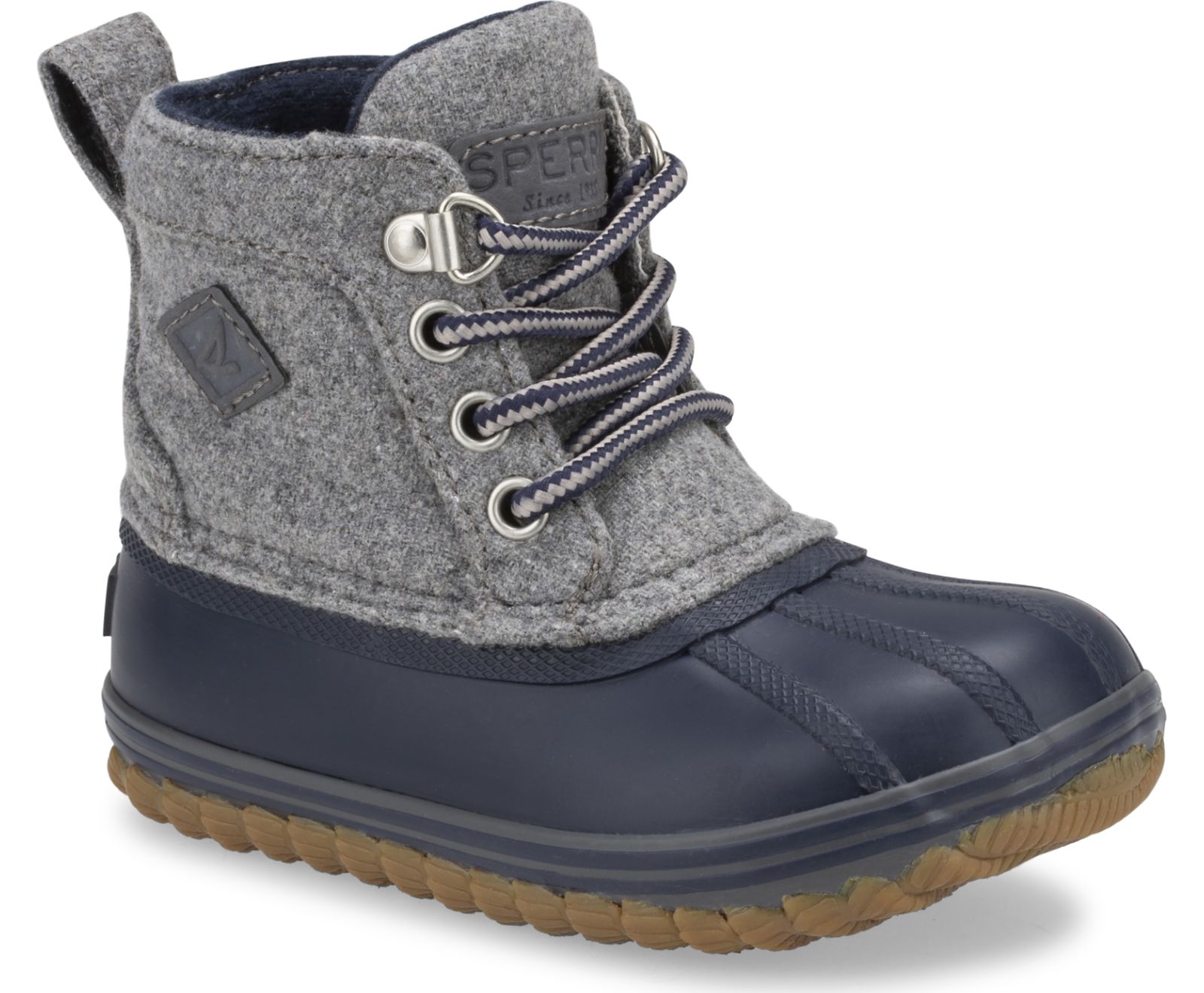Little Kid's Bowline Boot - Grey/Navy - Click Image to Close