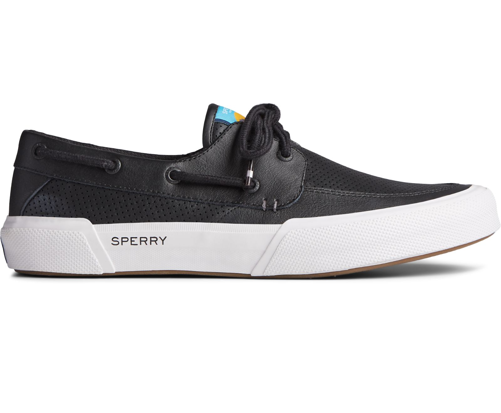 Men's Soletide 2-Eye Sneaker - Black/White