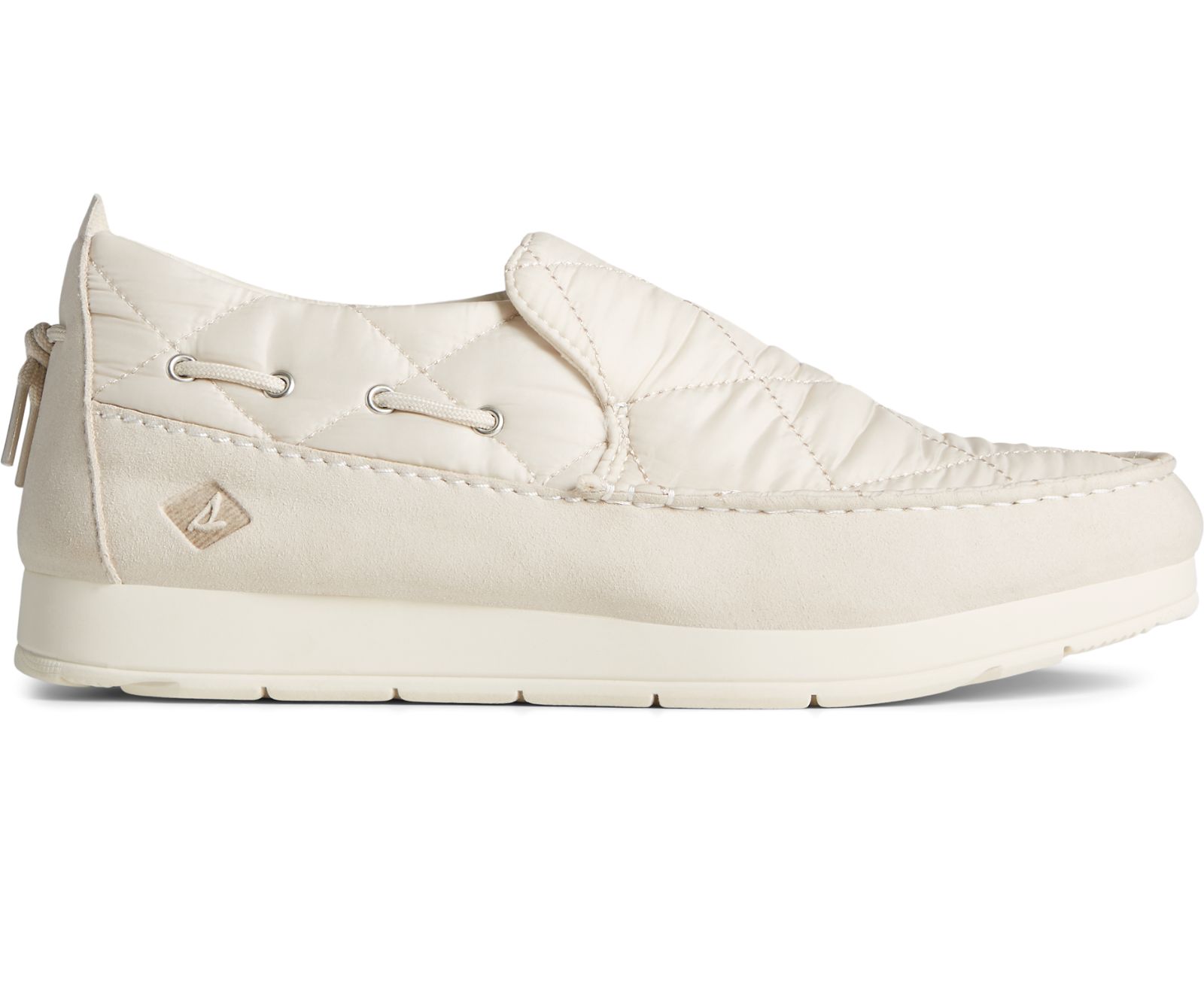 Men's Moc-Sider Nylon Slip On - Ivory