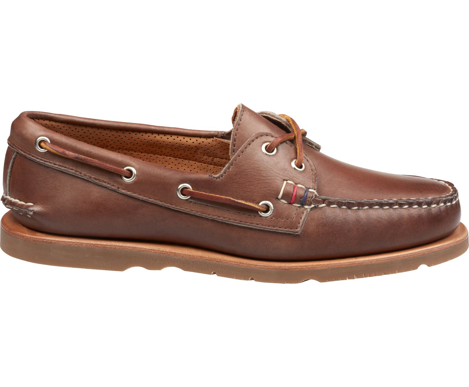 Men's Gold Cup Handcrafted in Maine Authentic Original Boat Shoe - Brown - Click Image to Close