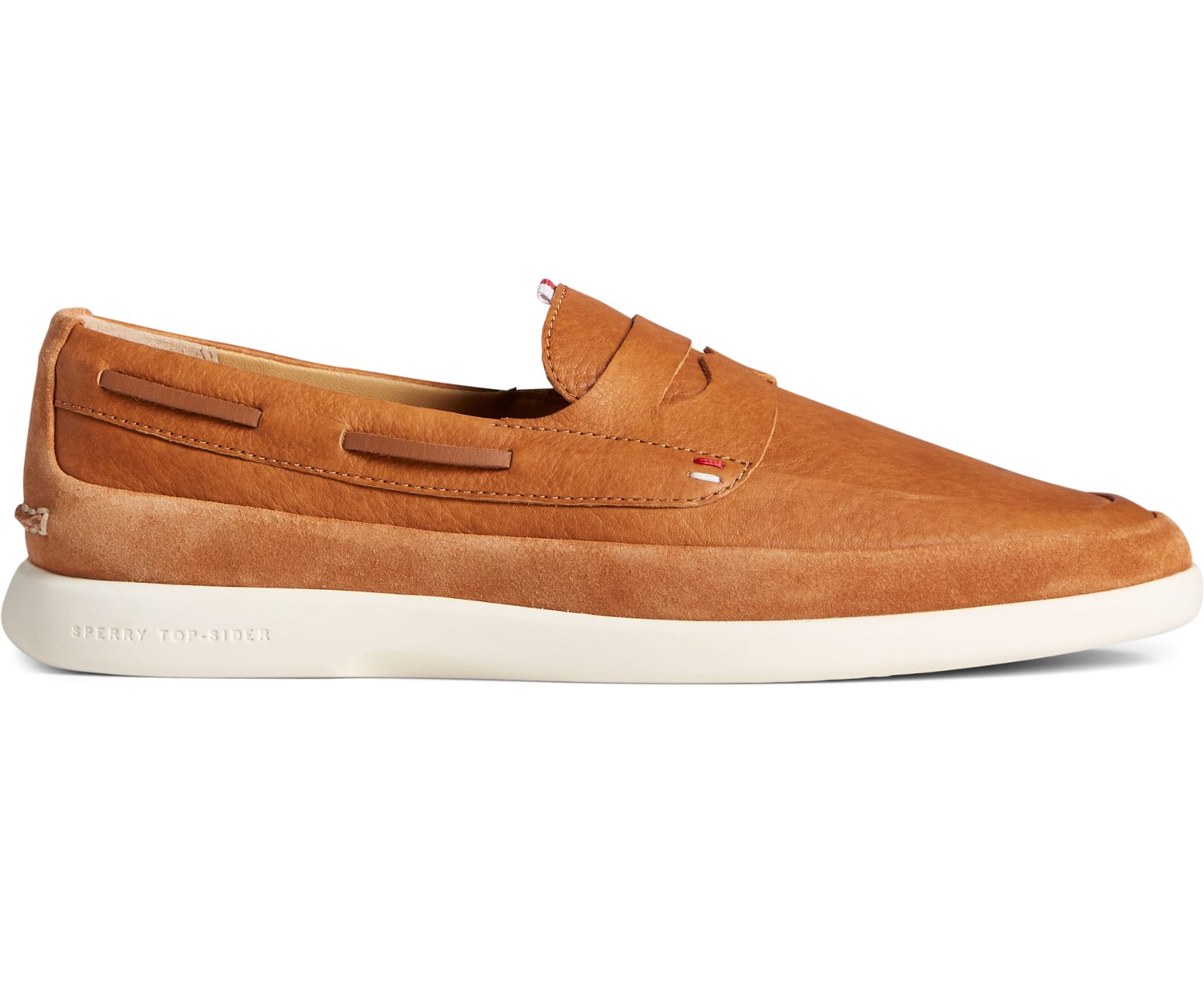 Men's Gold Cup Cabo PLUSHWAVE Penny Loafer - Tan - Click Image to Close