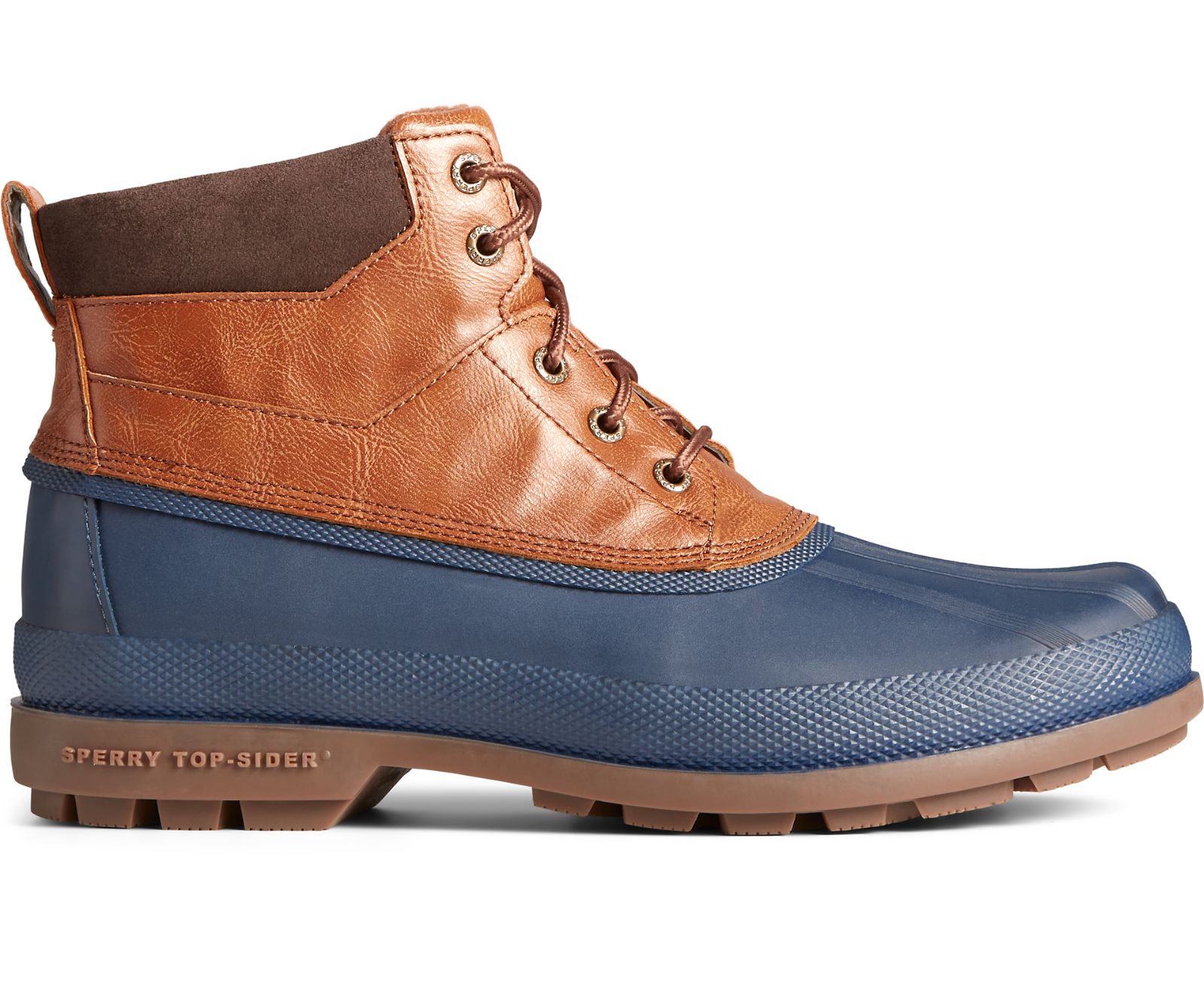 Men's Cold Bay Chukka - Navy/Tan - Click Image to Close