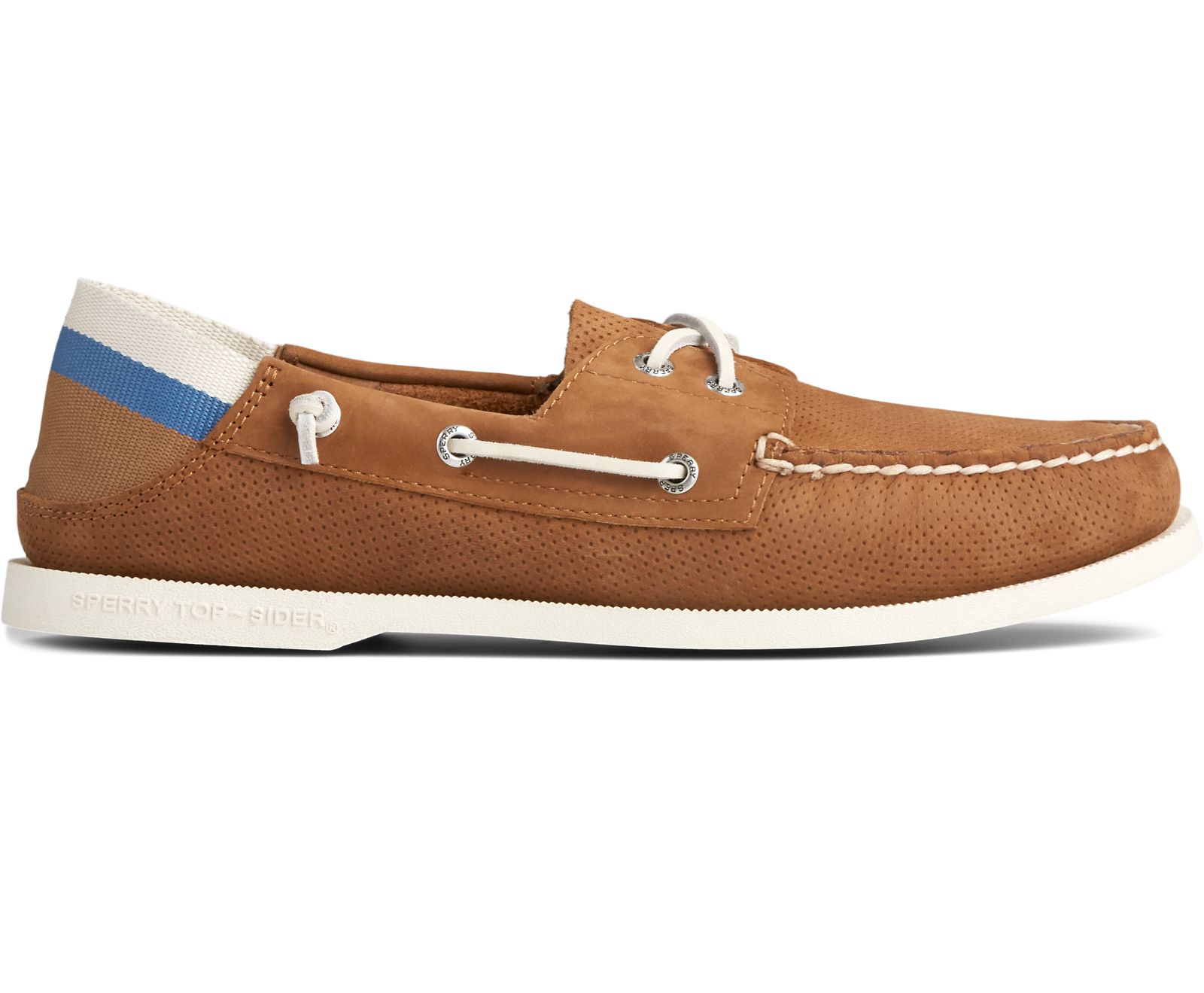 Men's Authentic Original Kick Down Boat Shoe - Tan - Click Image to Close