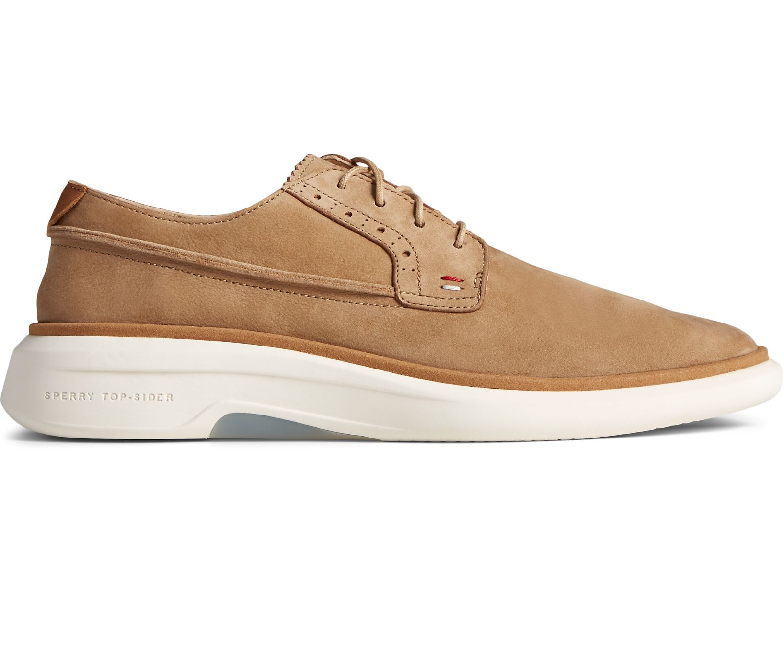 Men's Gold Cup Commodore PLUSHWAVE Oxford - Tan Nubuck - Click Image to Close