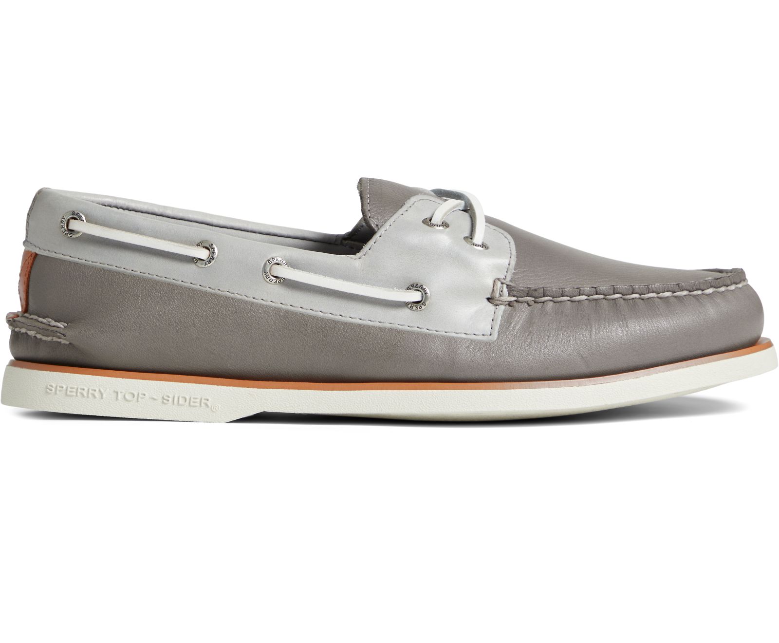 Men's Gold Cup Authentic Original Cross Lace Boat Shoe - Grey/Light Grey
