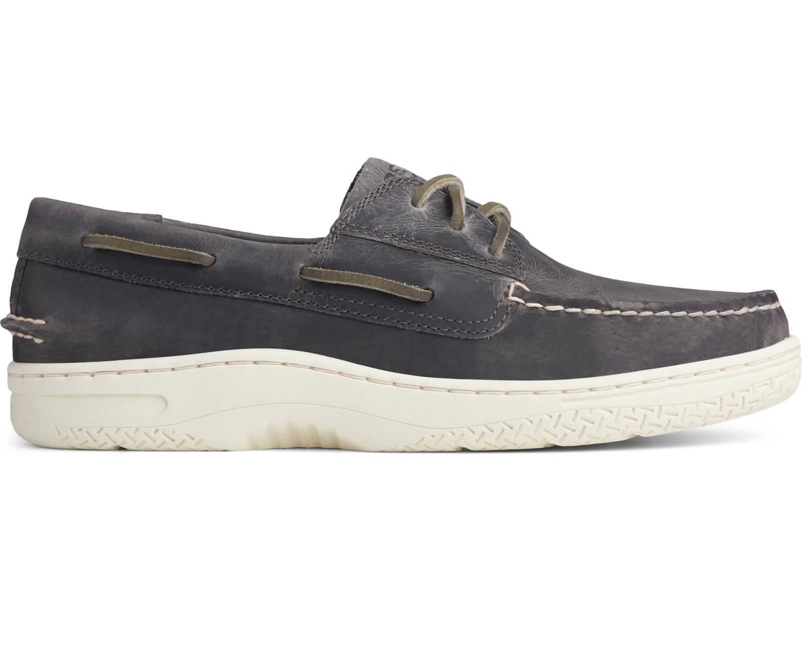 Men's Billfish PLUSHWAVE Boat Shoe - Grey - Click Image to Close