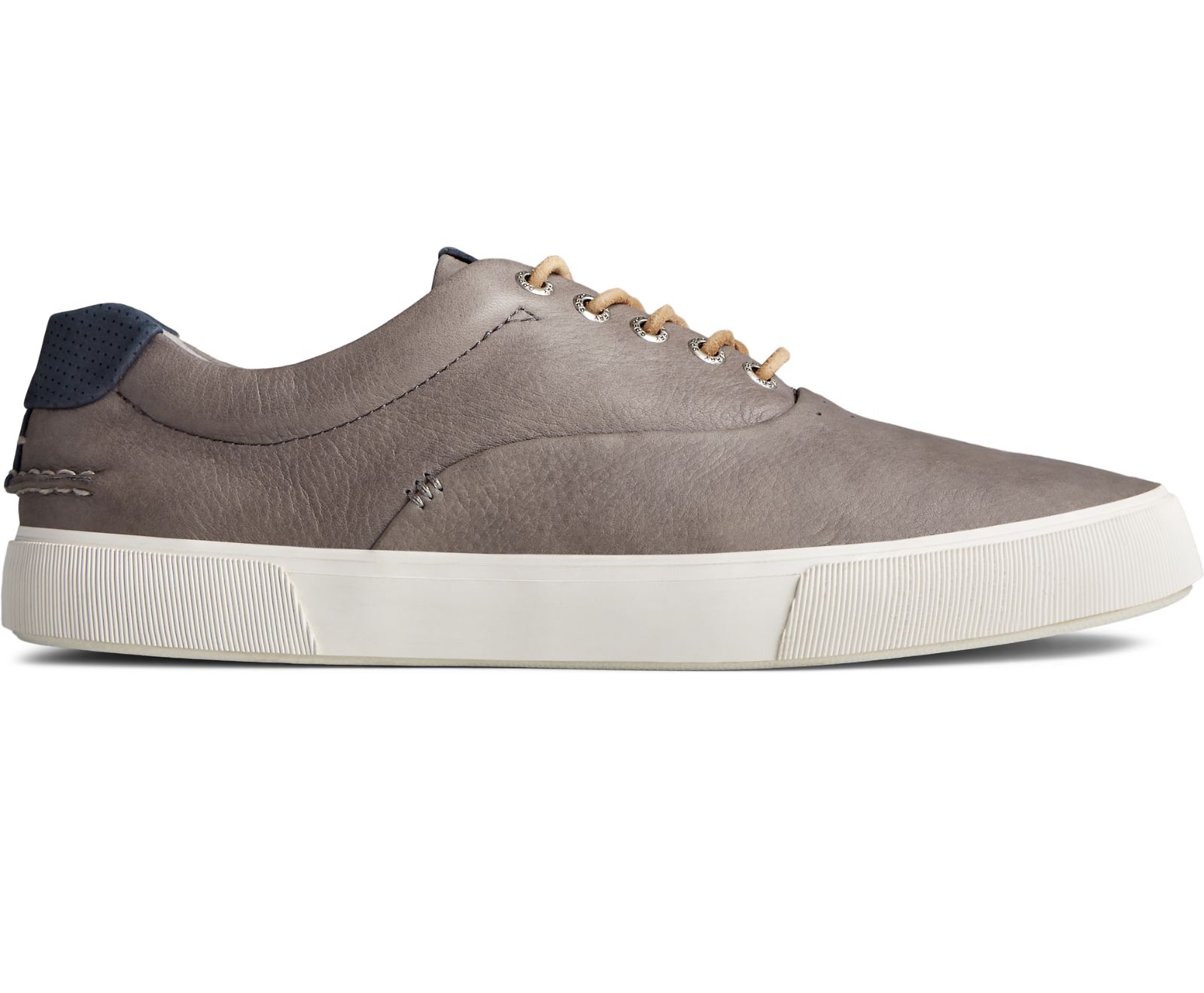 Men's Gold Cup Striper PLUSHWAVE CVO Sneaker - Soft Grey - Click Image to Close