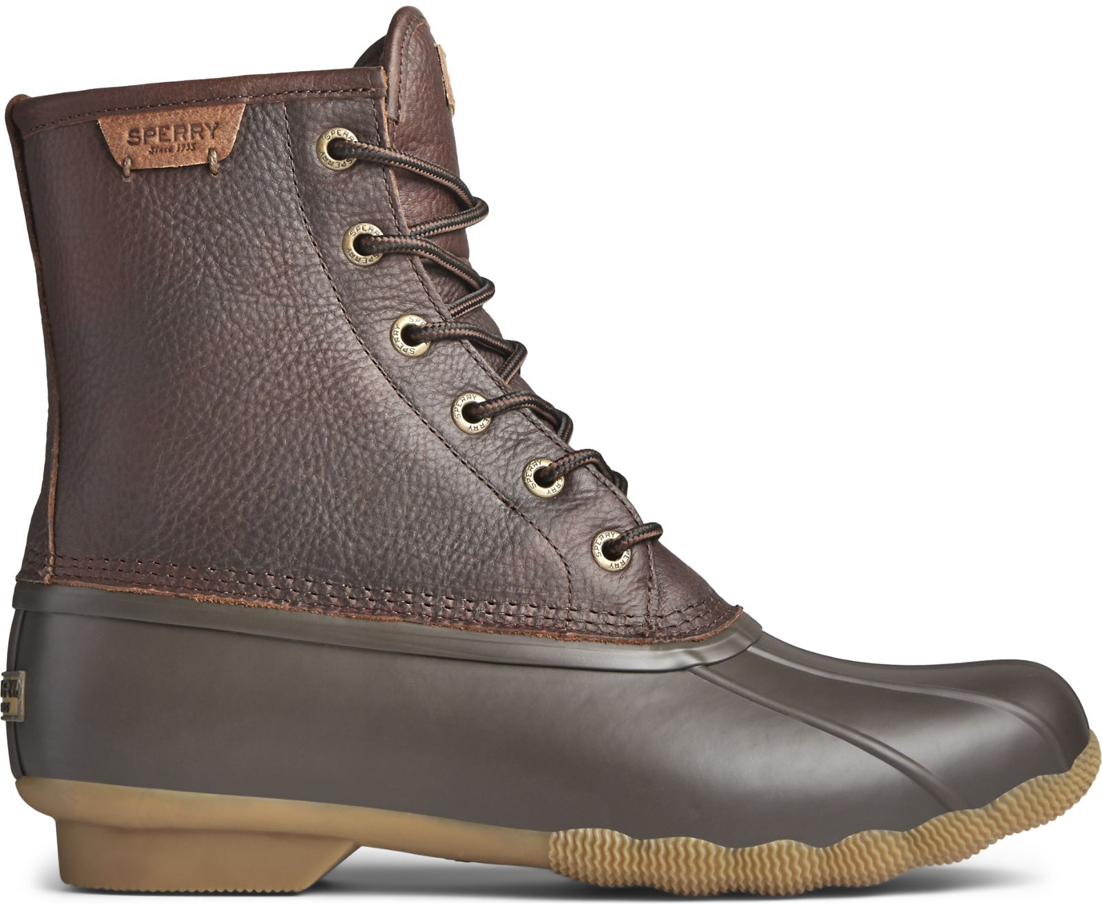 Men's Saltwater Duck Boot - Tan/Brown - Click Image to Close