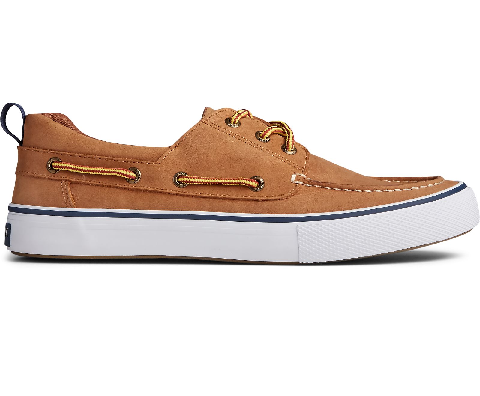 Men's Bahama 3-Eye Leather Sneaker - Tan/White