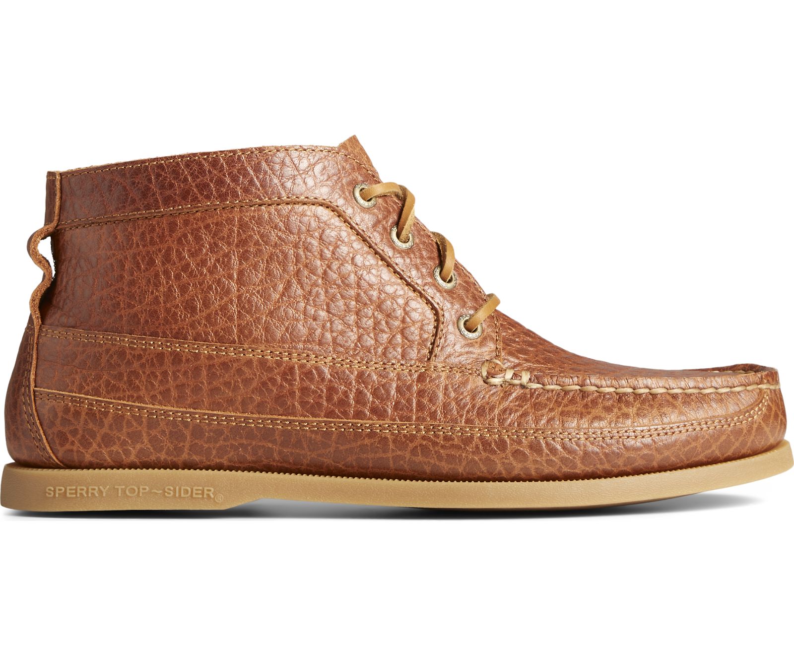 Men's Authentic Original Tumbled Leather Boat Chukka - Tan