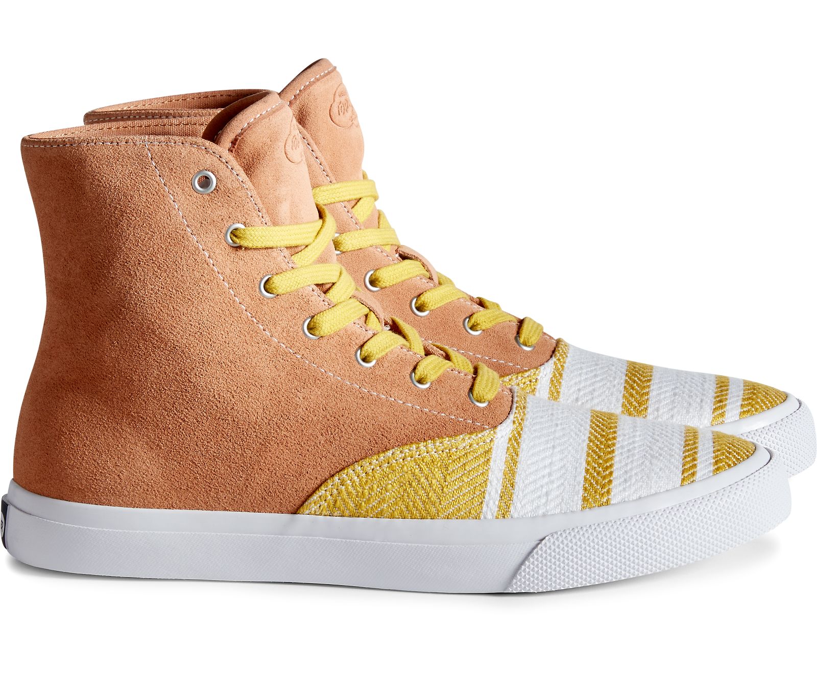 Unisex Cloud CVO Linen Hi Sneaker - Tan - Click Image to Close