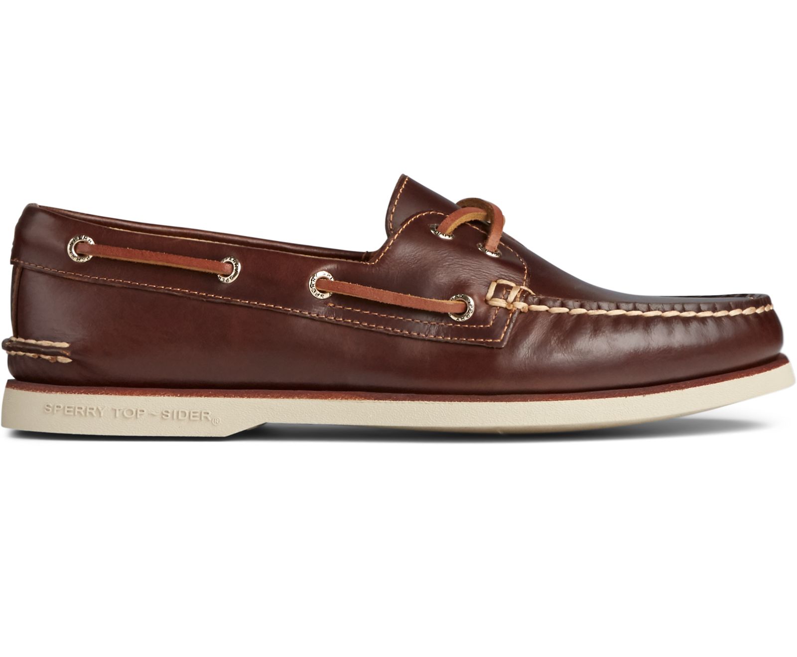 Men's Gold Cup Authentic Original Orleans Boat Shoe - Tan - Click Image to Close