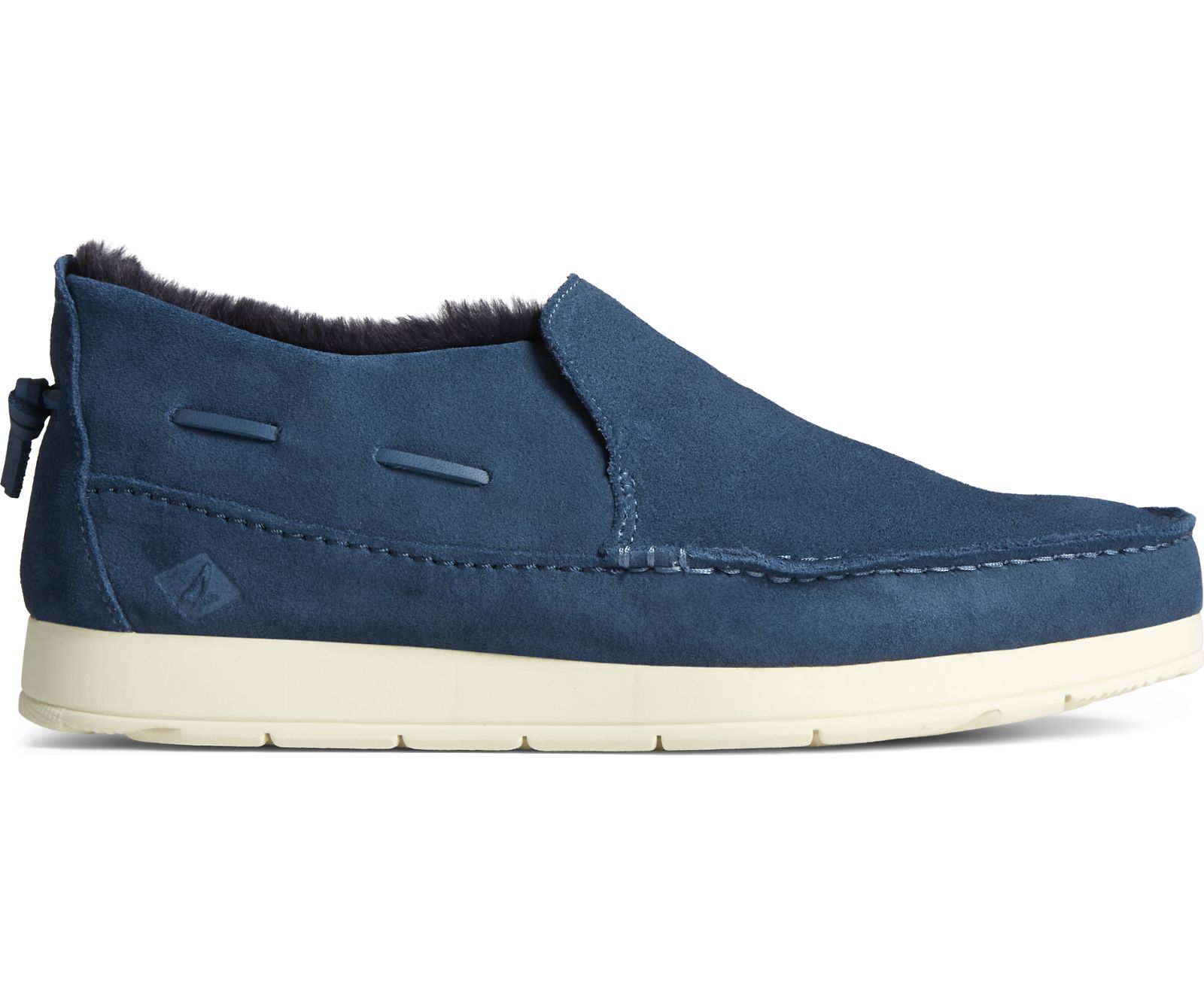 Men's Moc-Sider Suede Slip On - Navy