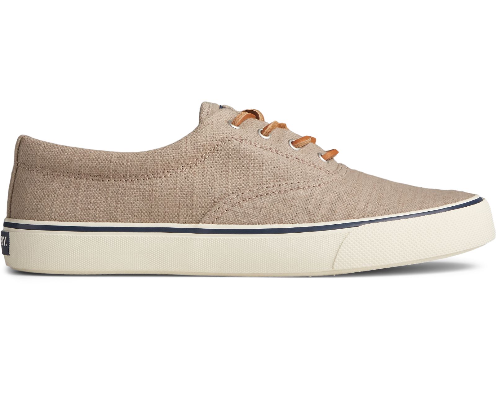 Men's Striper II CVO Baja Linen Sneaker - Taupe - Click Image to Close