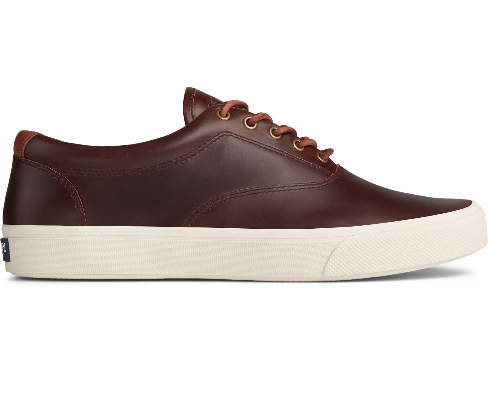 Men's Striper PLUSHWAVE CVO Leather Sneaker - Dark Brown