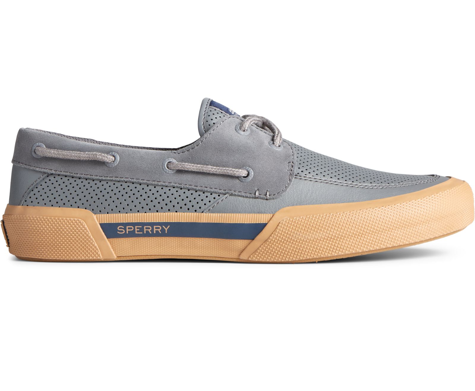 Men's Soletide 2-Eye Sneaker - Grey/Gum