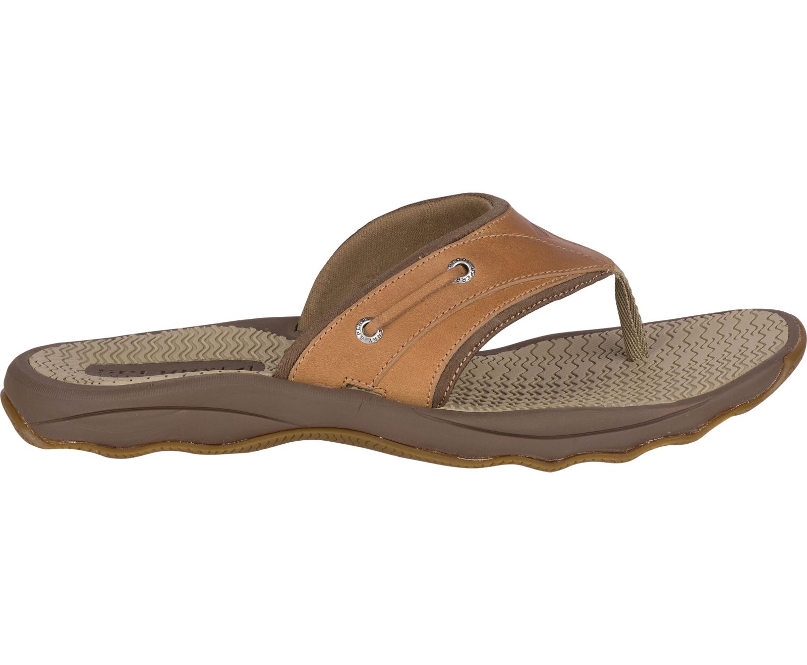 Men's Outer Banks Flip Flop - Tan - Click Image to Close