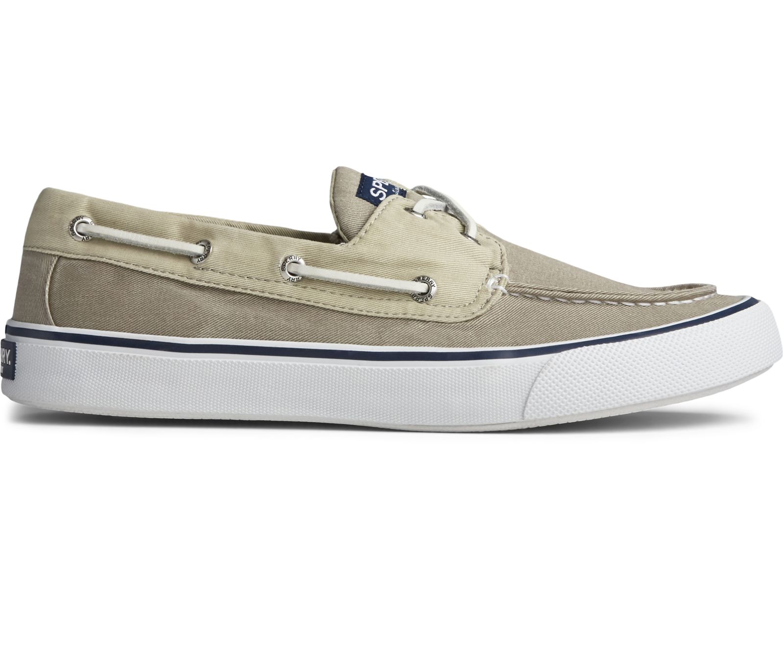 Men's Bahama II Sneaker - Salt Washed Oyster/Khaki - Click Image to Close