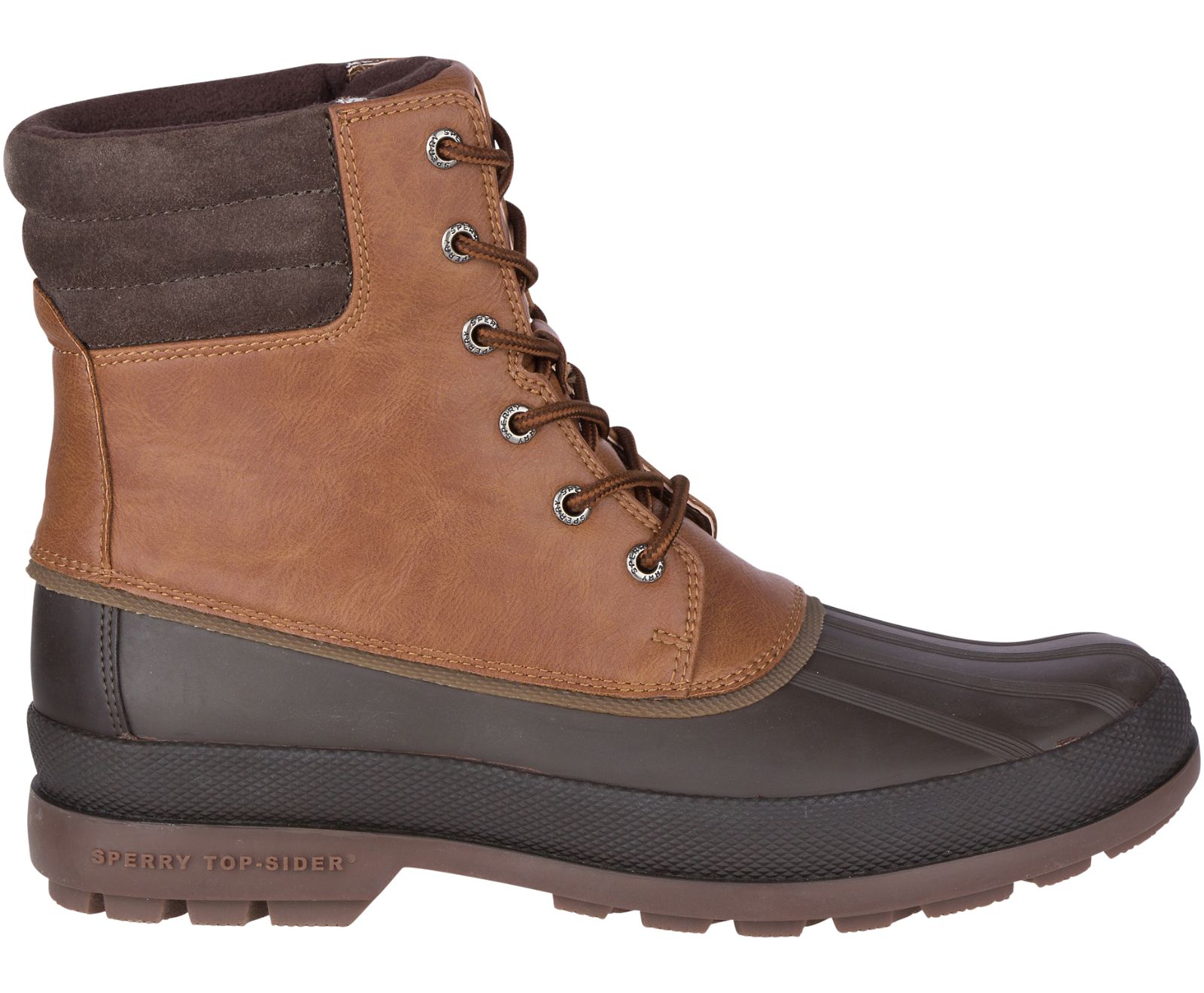 Men's Cold Bay Duck Boot - Tan/Brown - Click Image to Close