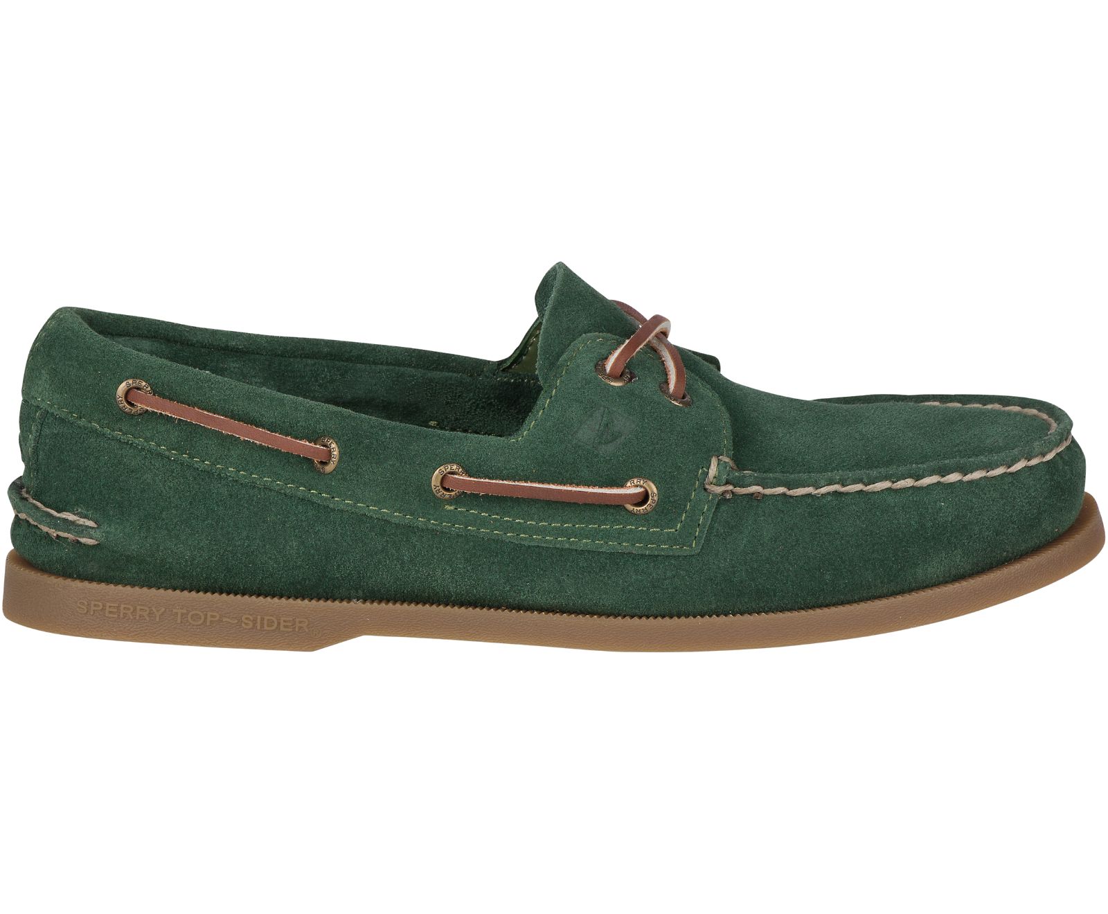 Men's Authentic Original Suede Boat Shoe - Olive