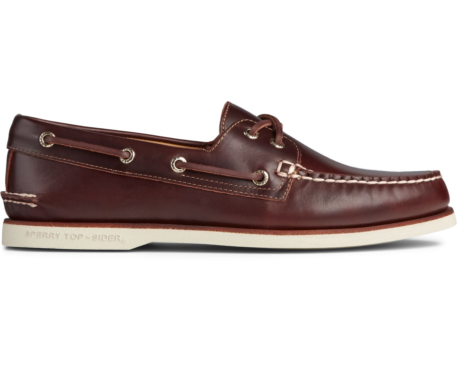 Men's Gold Cup Authentic Original Orleans Boat Shoe - Amaretto - Click Image to Close