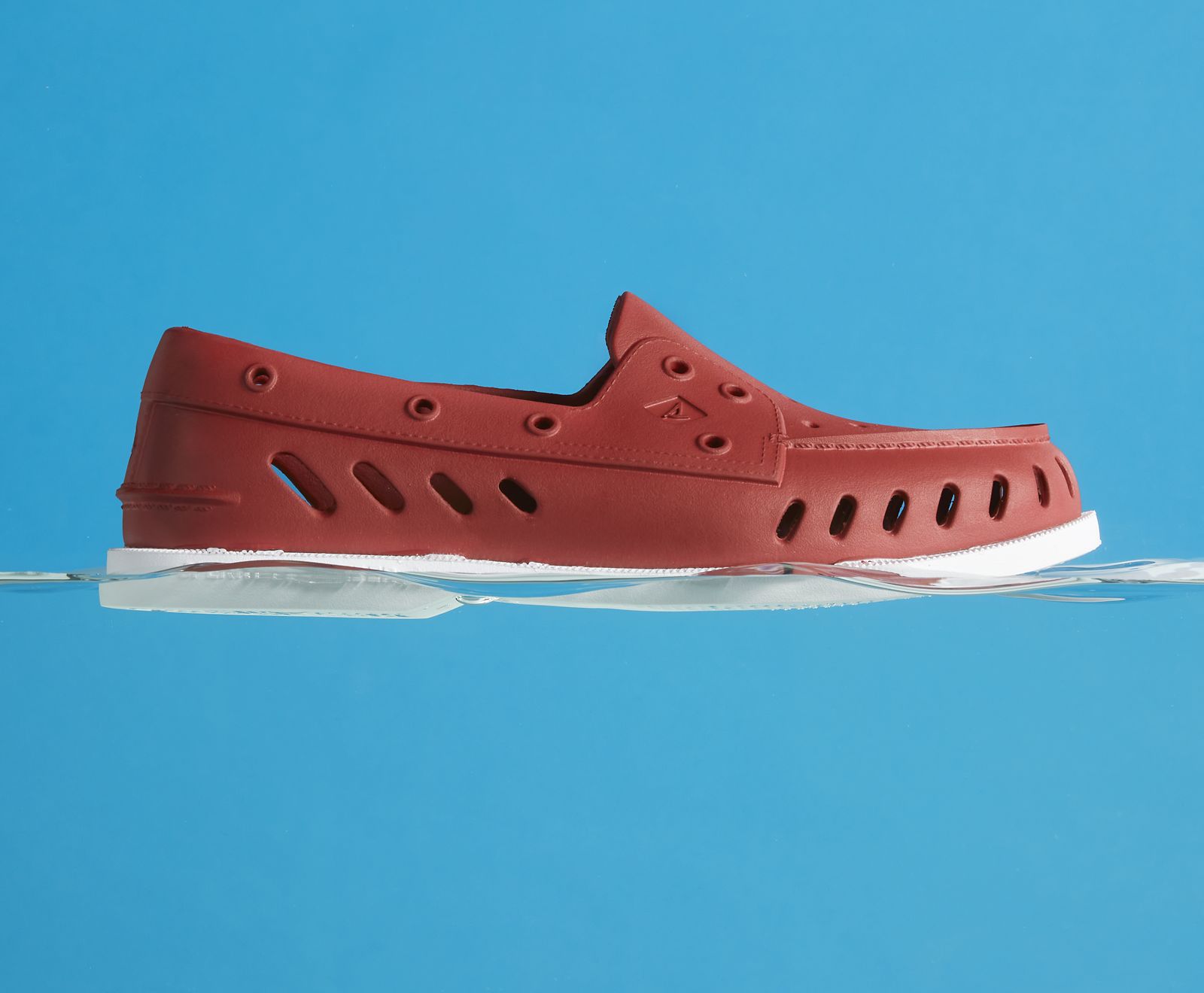 Men's Authentic Original Float Boat Shoe - Red - Click Image to Close