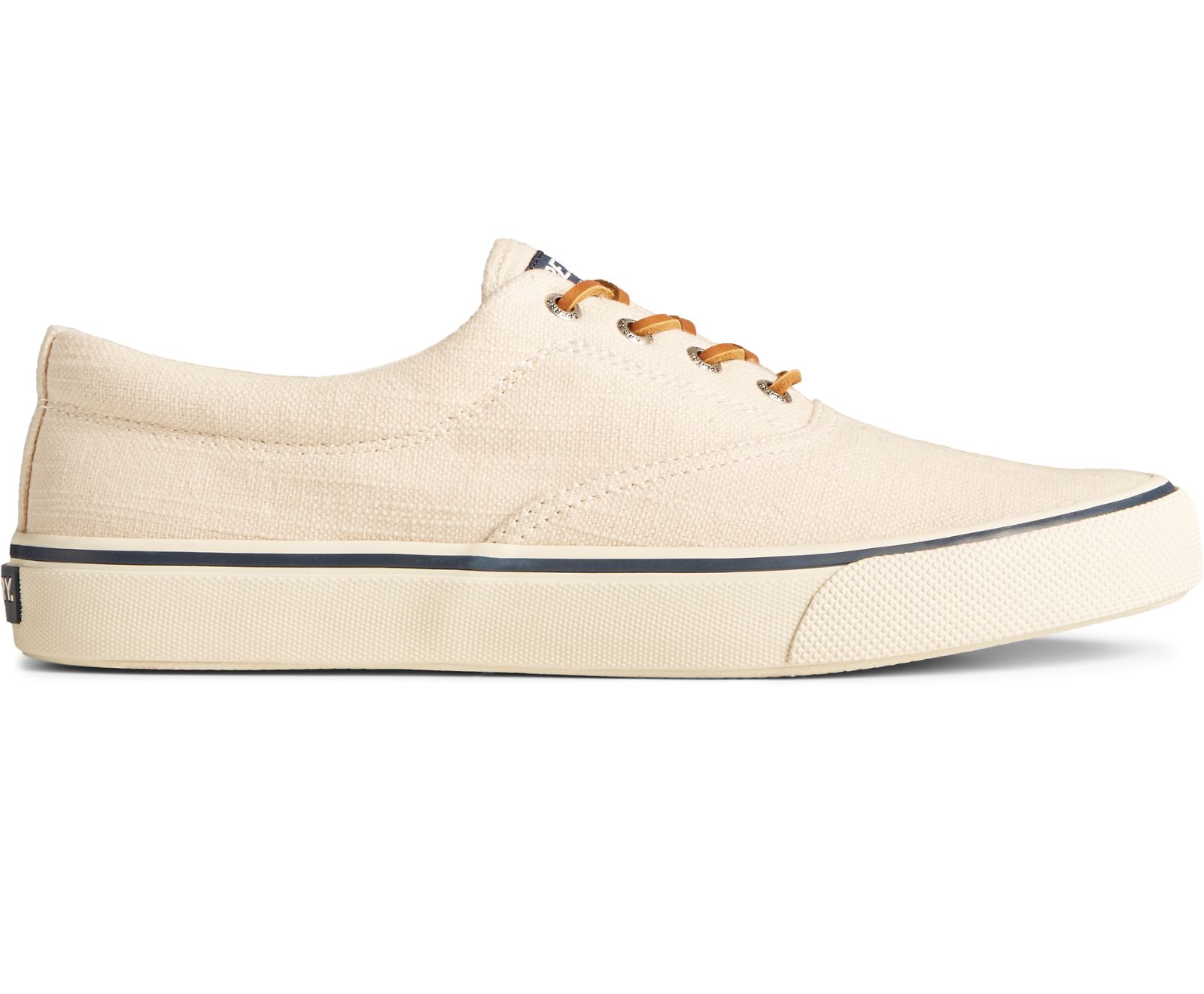 Men's Striper II CVO Baja Linen Sneaker - Ivory - Click Image to Close