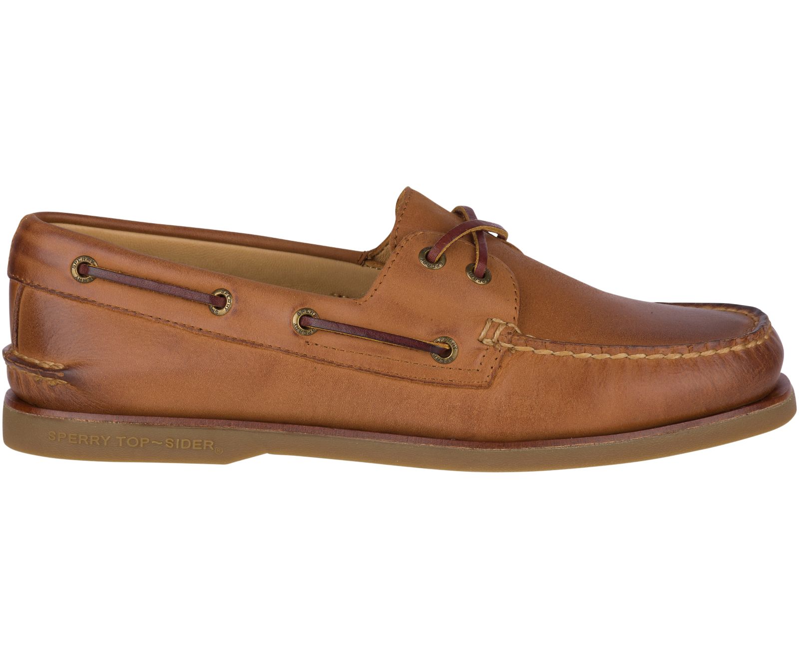 Men's Gold Cup Authentic Original Boat Shoe - Tan - Click Image to Close