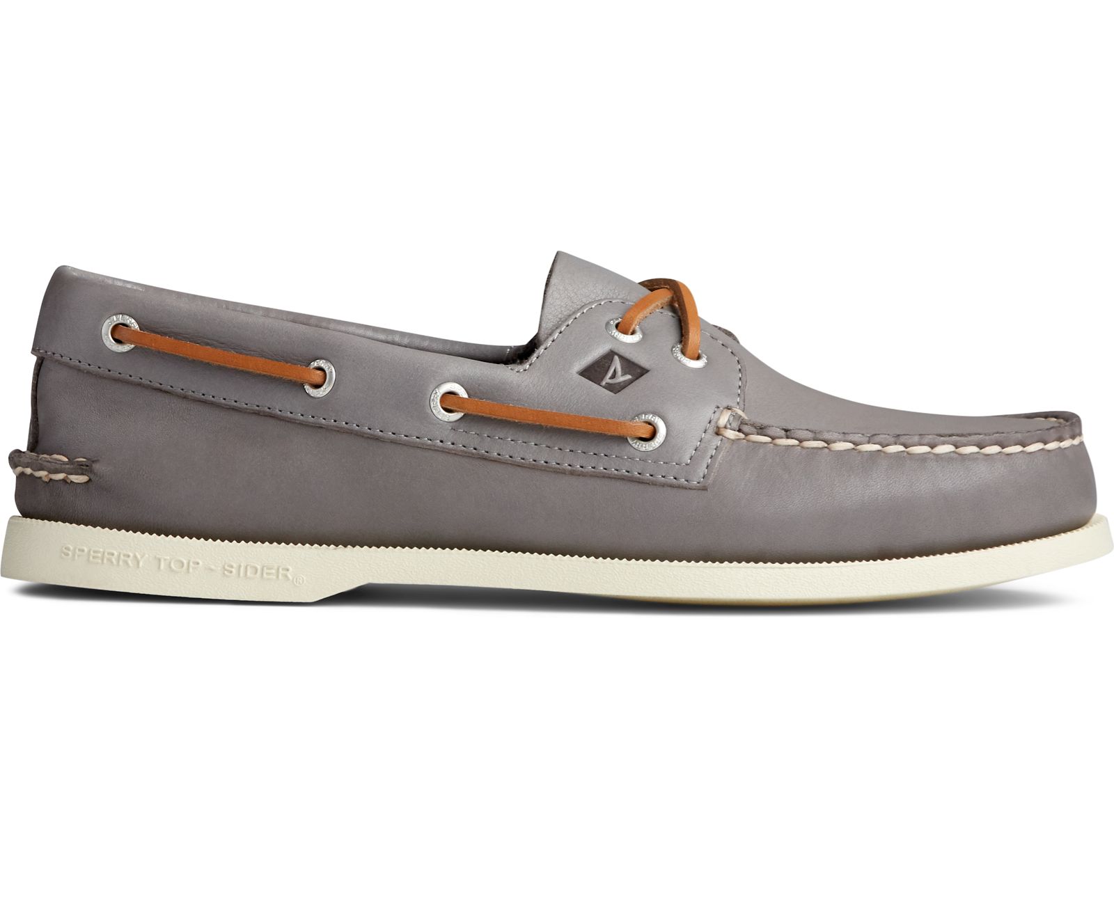 Men's Authentic Original Whisper Boat Shoe - Grey - Click Image to Close