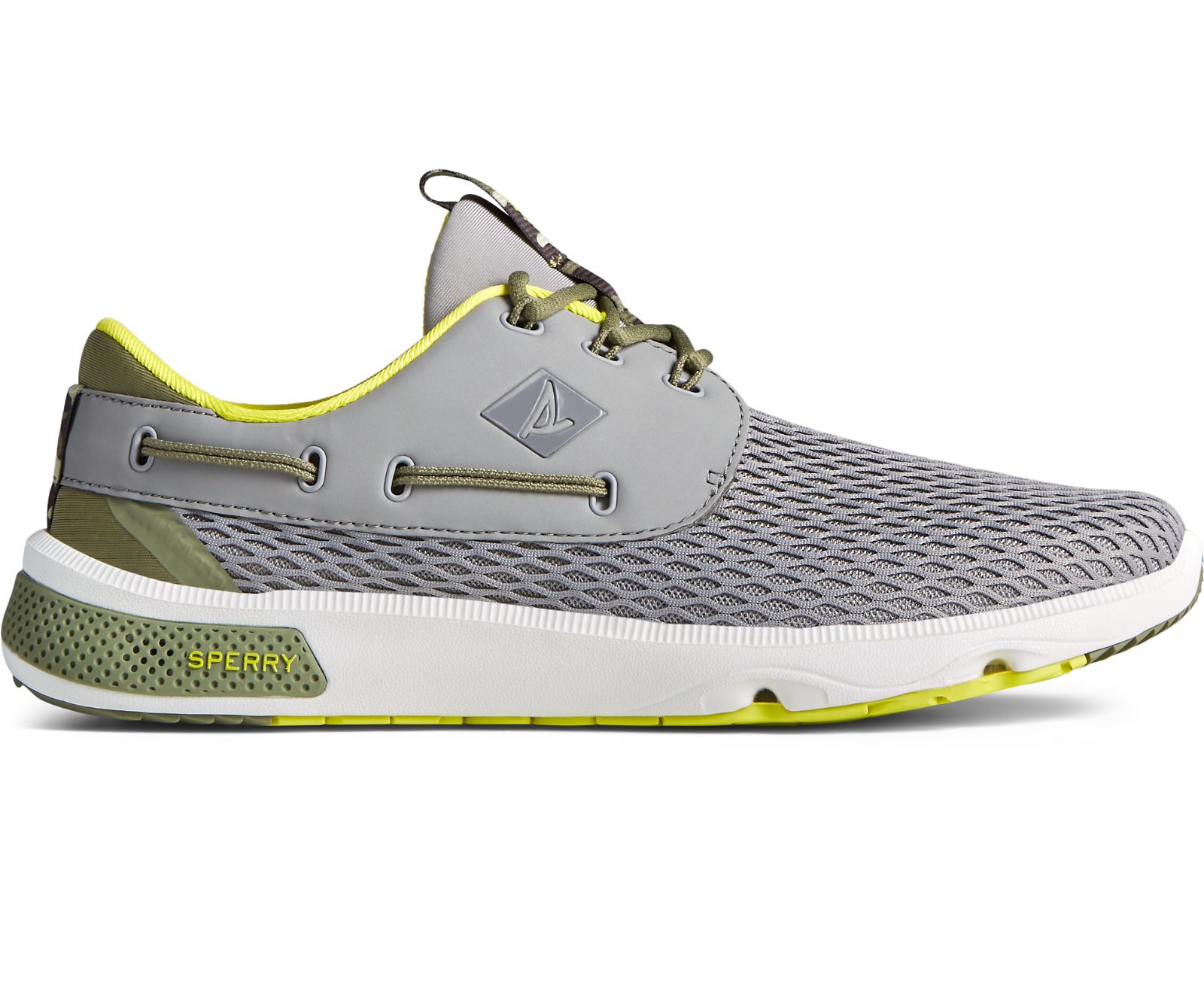 Men's 7 Seas 3-Eye Sneaker - Grey [sperry shoes 0561] - $105.00 ...