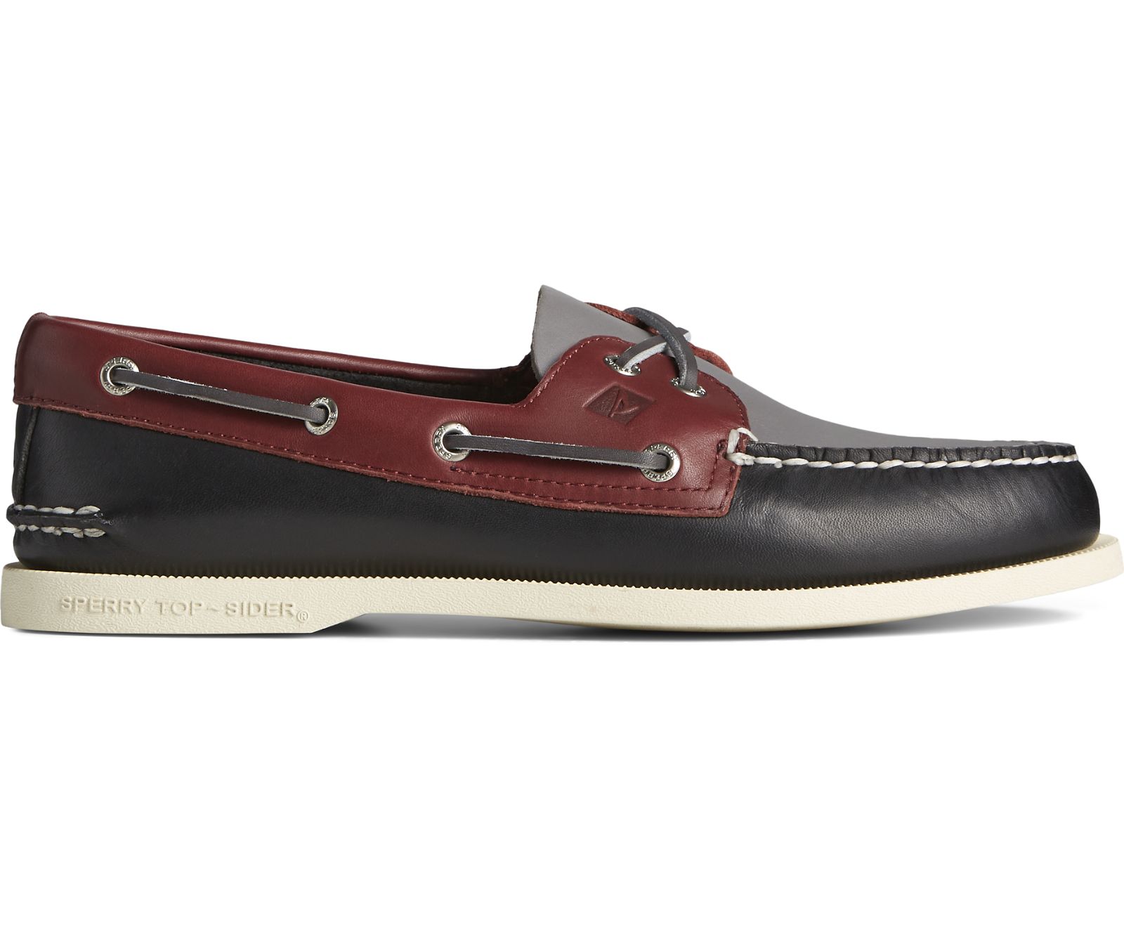 Men's Authentic Original 2-Eye Tri-Tone Boat Shoe - Black Multi