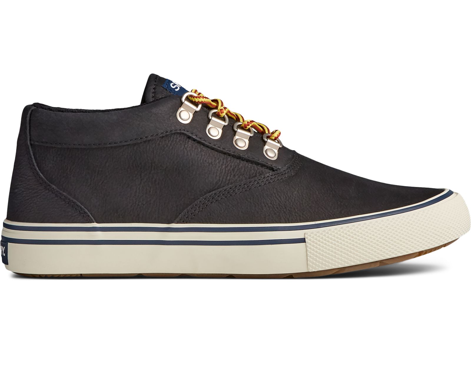 Men's Striper Storm Chukka - Black Leather - Click Image to Close