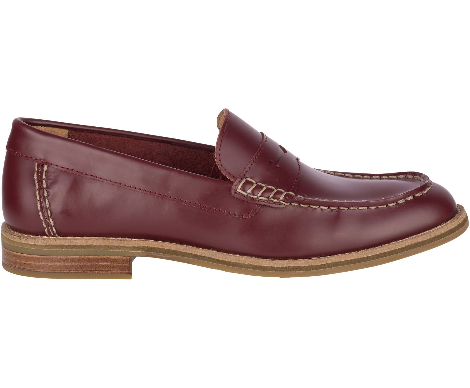 Men's Topsfield Penny Loafer - Burgundy - Click Image to Close