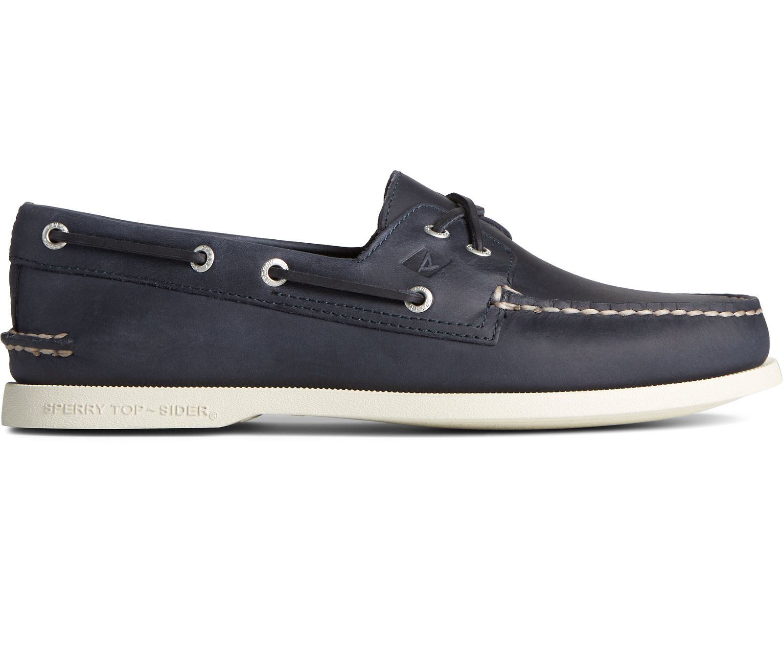 Men's Authentic Original 2-Eye Cross Lace Boat Shoe - Navy