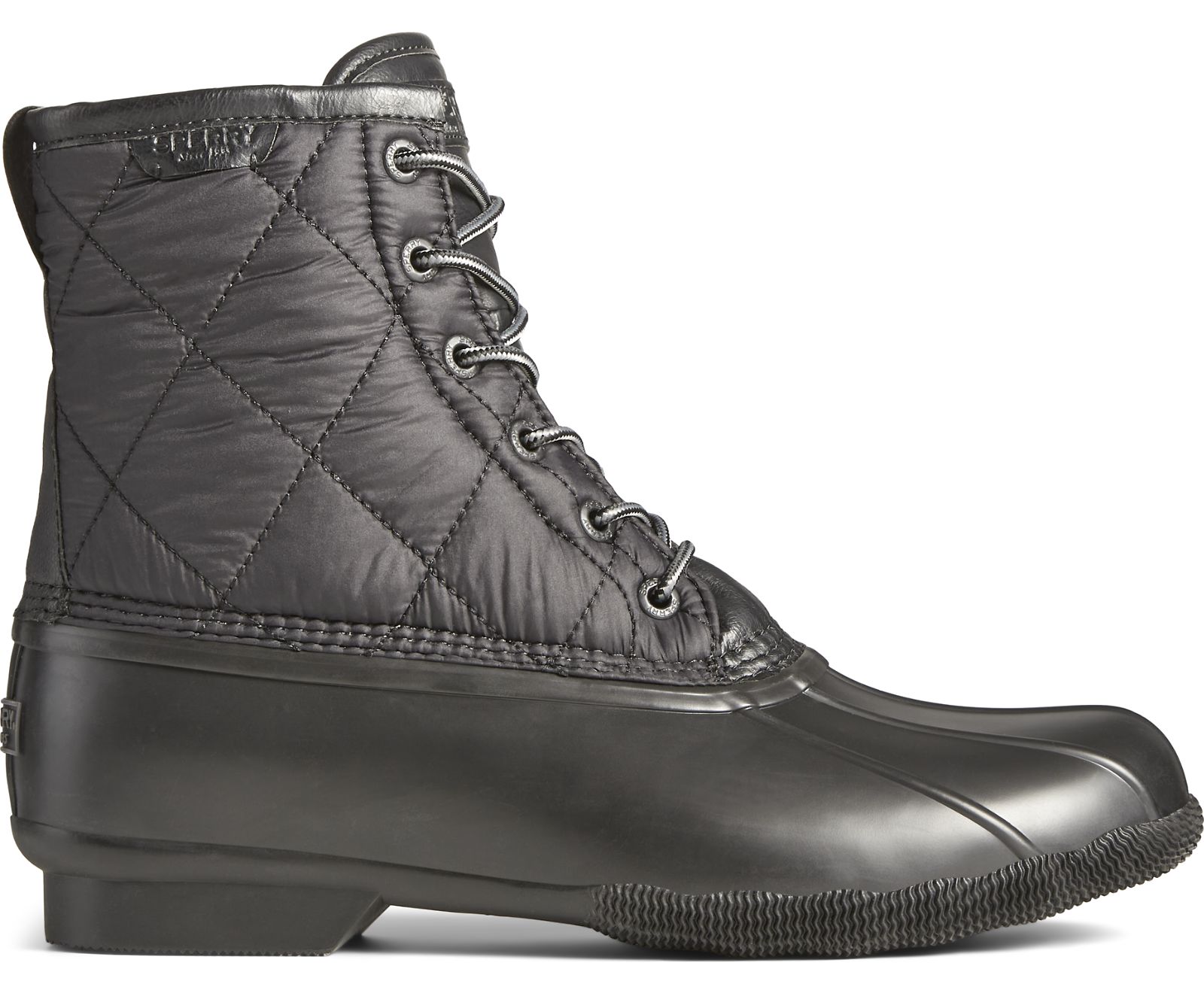 Men's Saltwater Nylon Duck Boot - Black - Click Image to Close