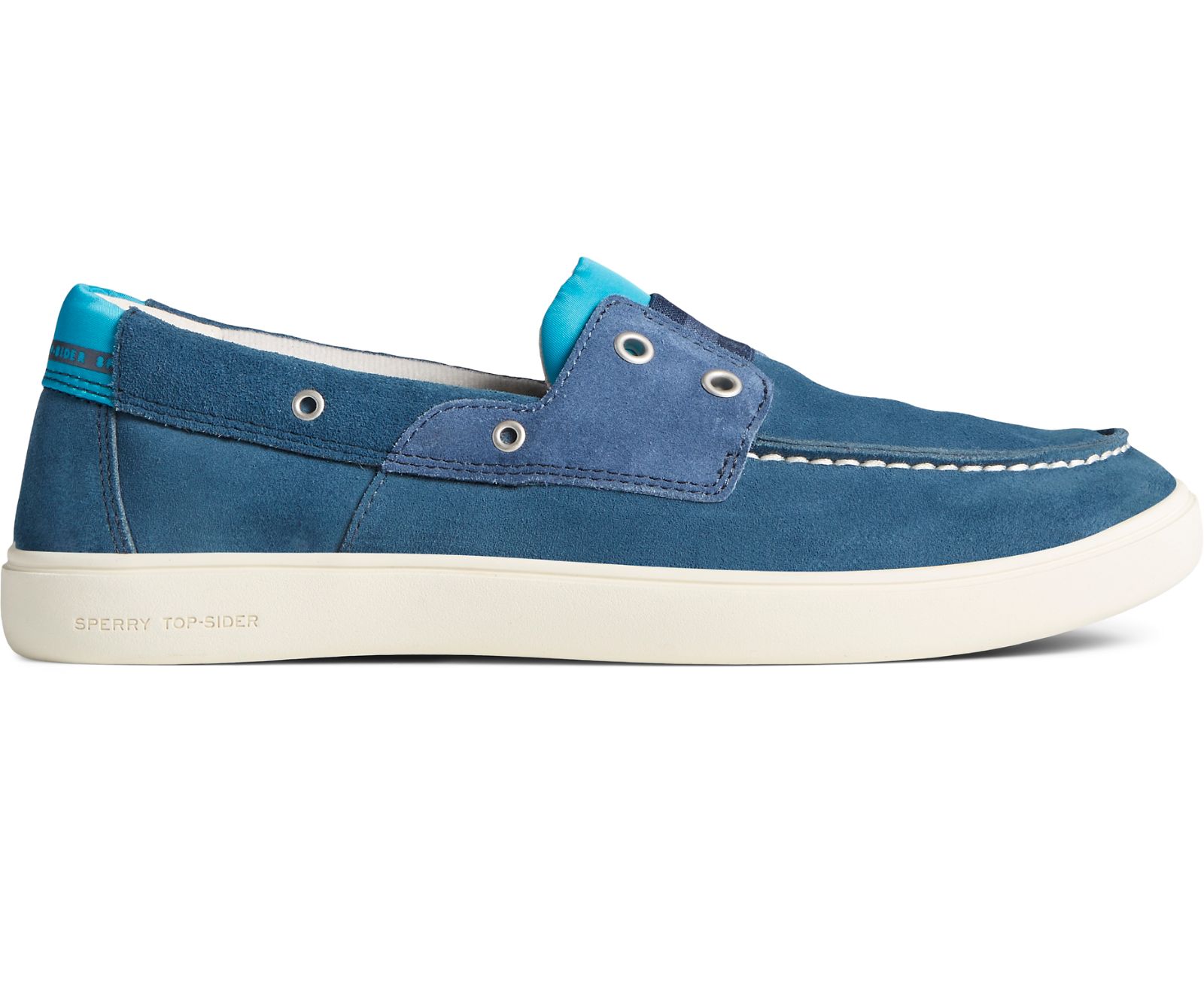 Men's Outer Banks 2-Eye Suede Boat Shoe - Navy