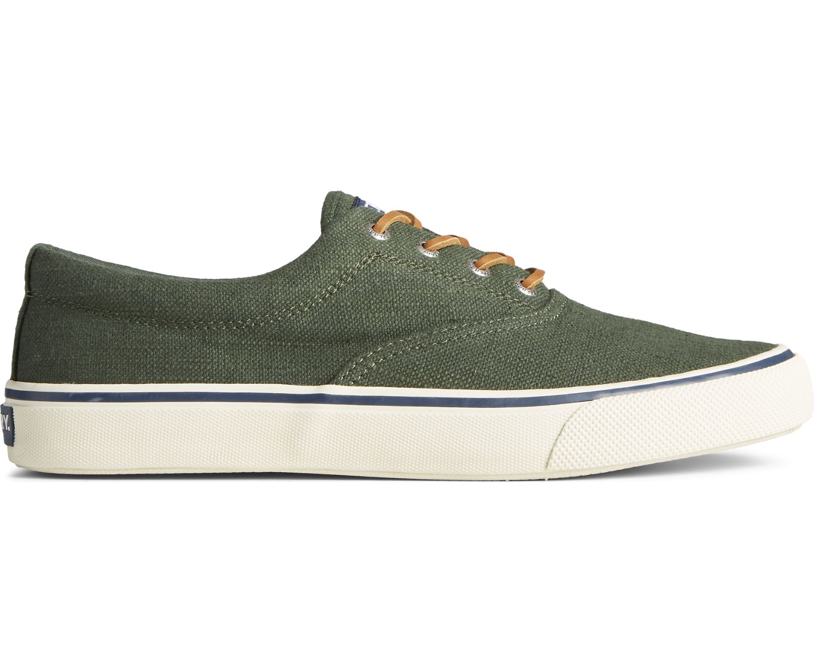 Men's Striper II CVO Baja Linen Sneaker - Olive - Click Image to Close