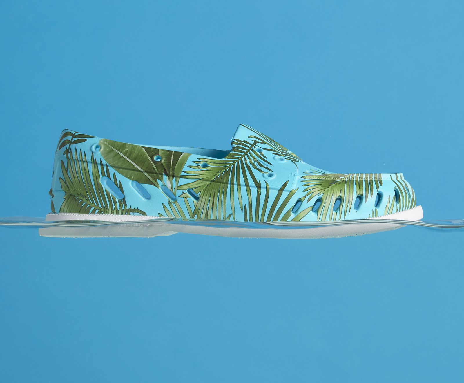 Men's Authentic Original Float Palm Boat Shoe - Blue - Click Image to Close