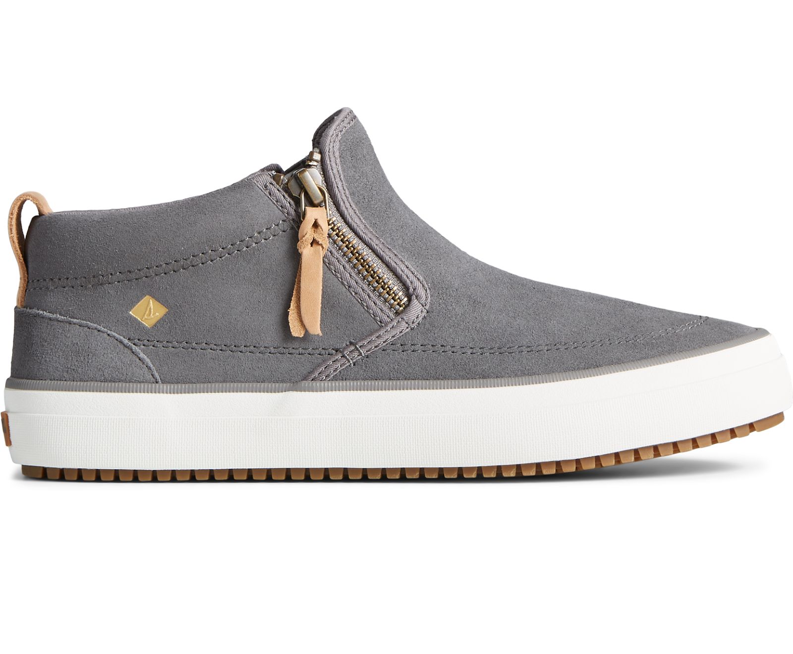 Women's Crest Lug Suede Chukka - Grey - Click Image to Close