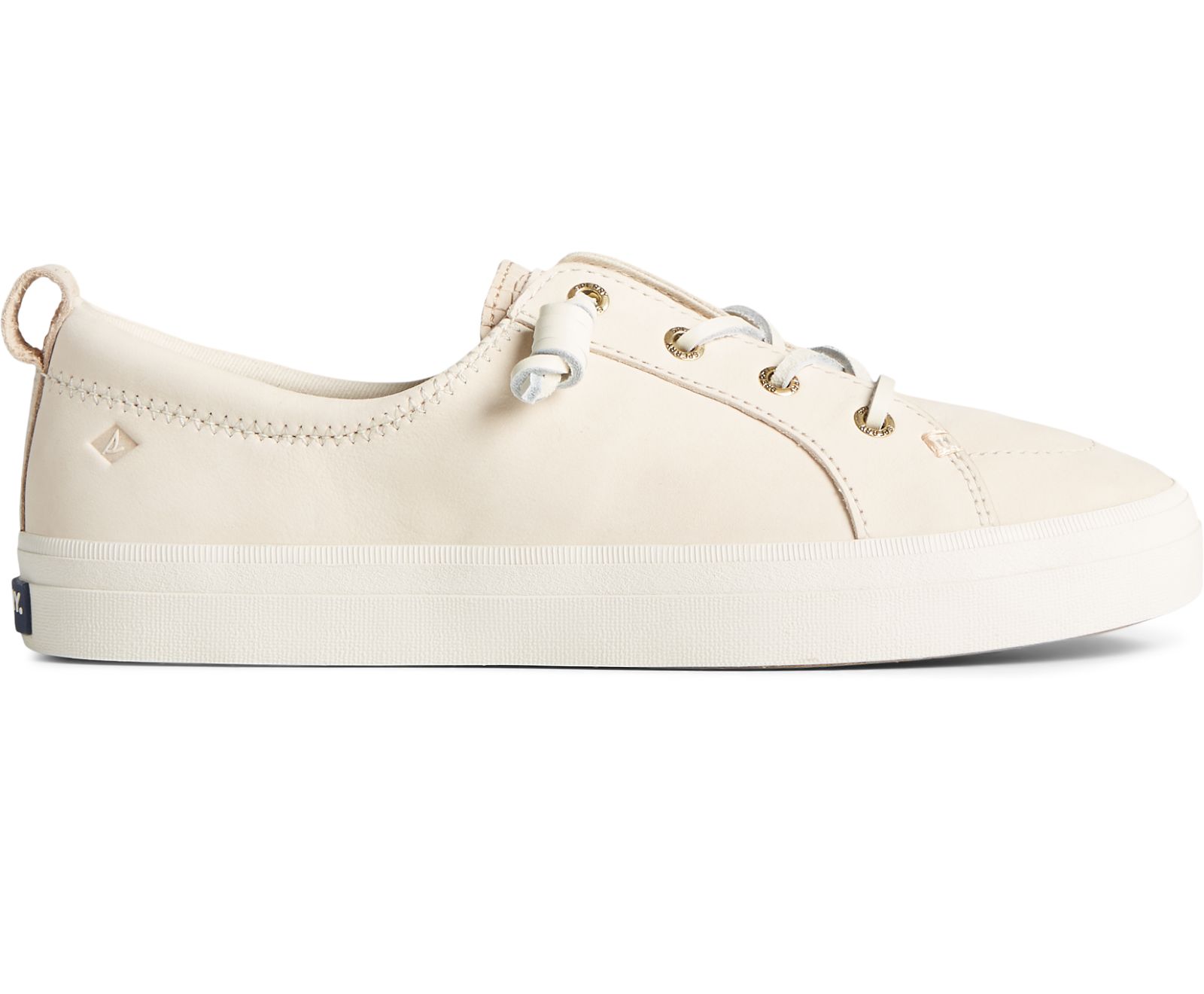 Women's Crest Vibe PLUSHWAVE Snake Nubuck Sneaker - Ivory